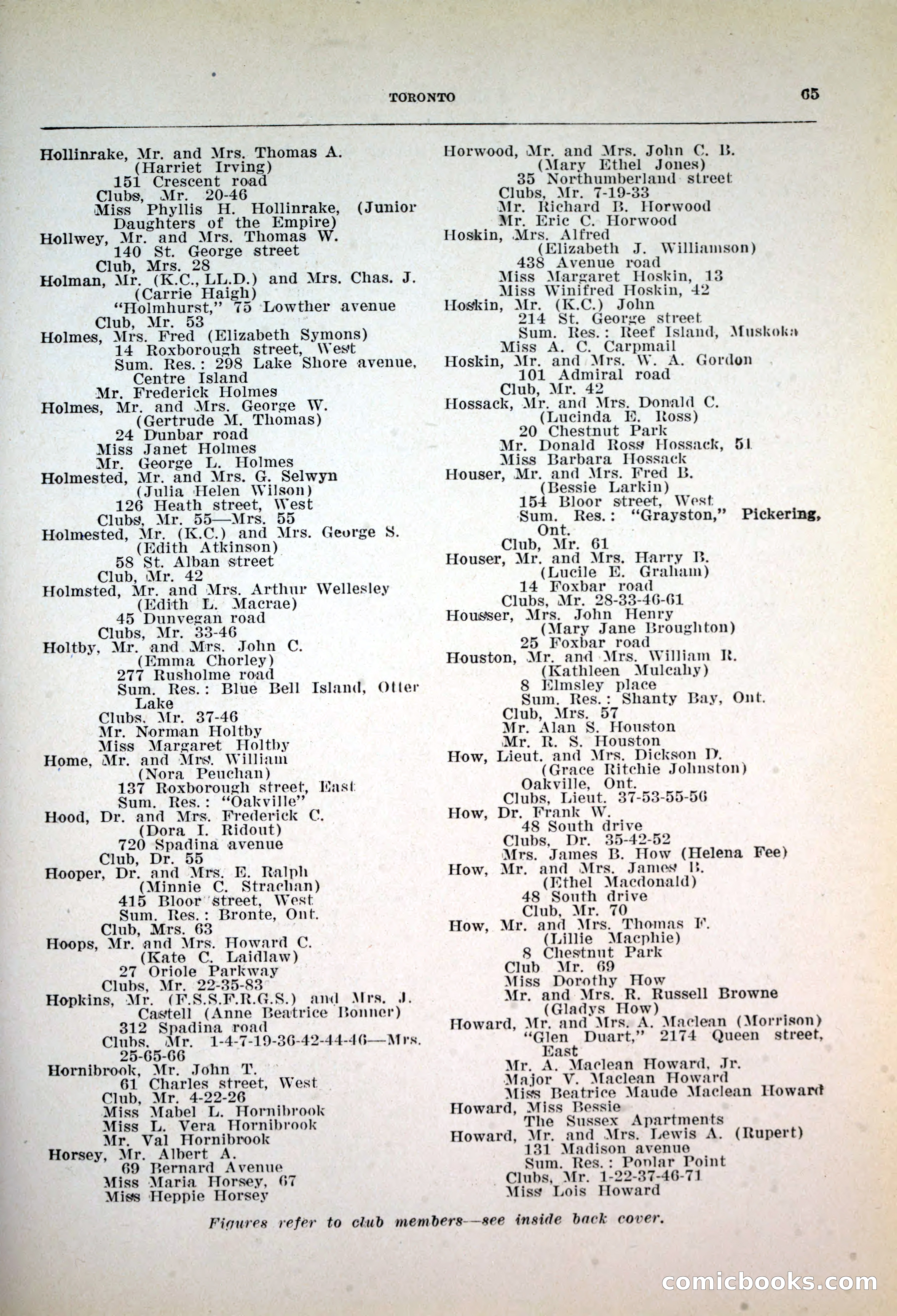 Dau's Blue Book, 1920 — page 65 of 172