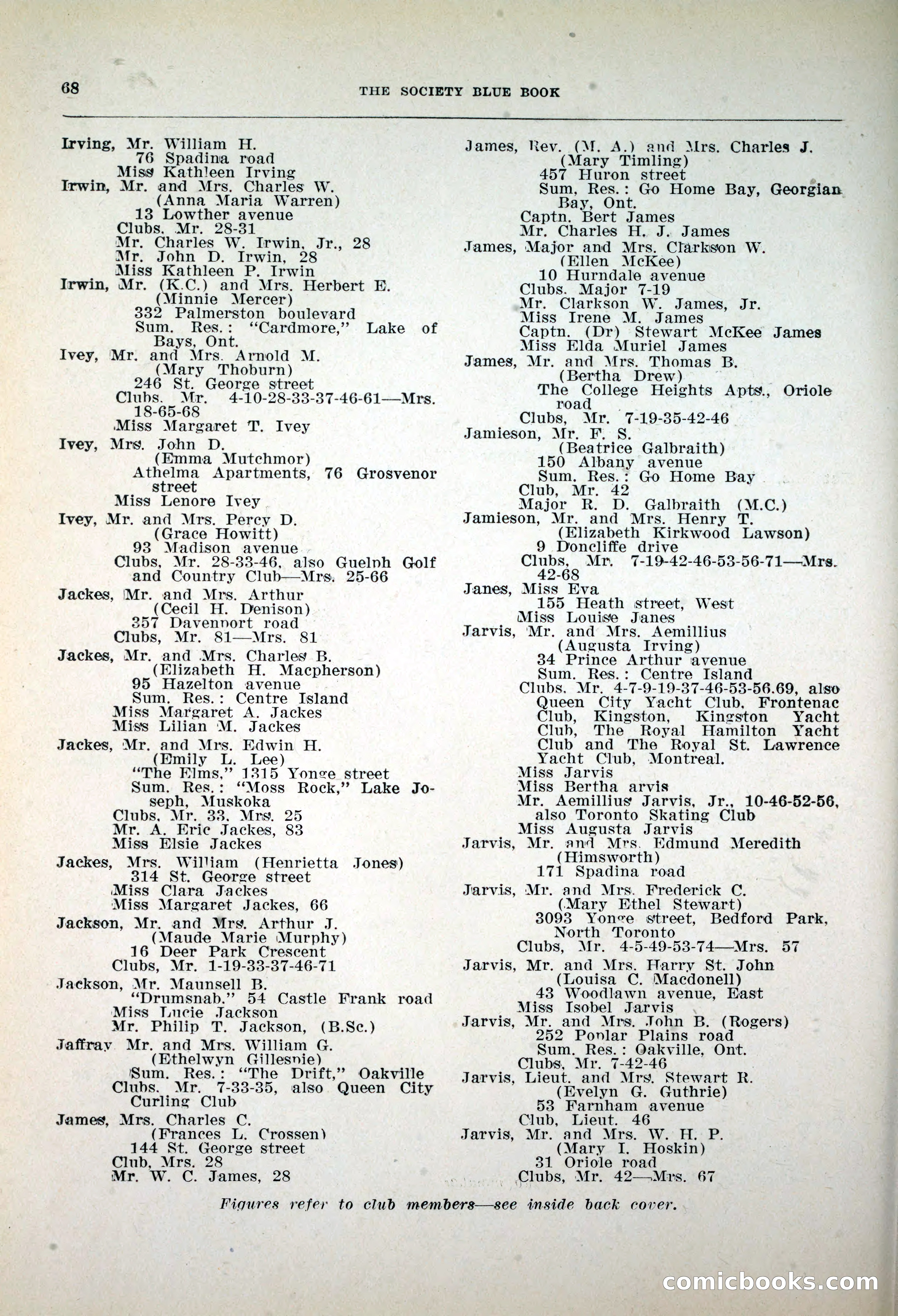 Dau's Blue Book, 1920 — page 68 of 172