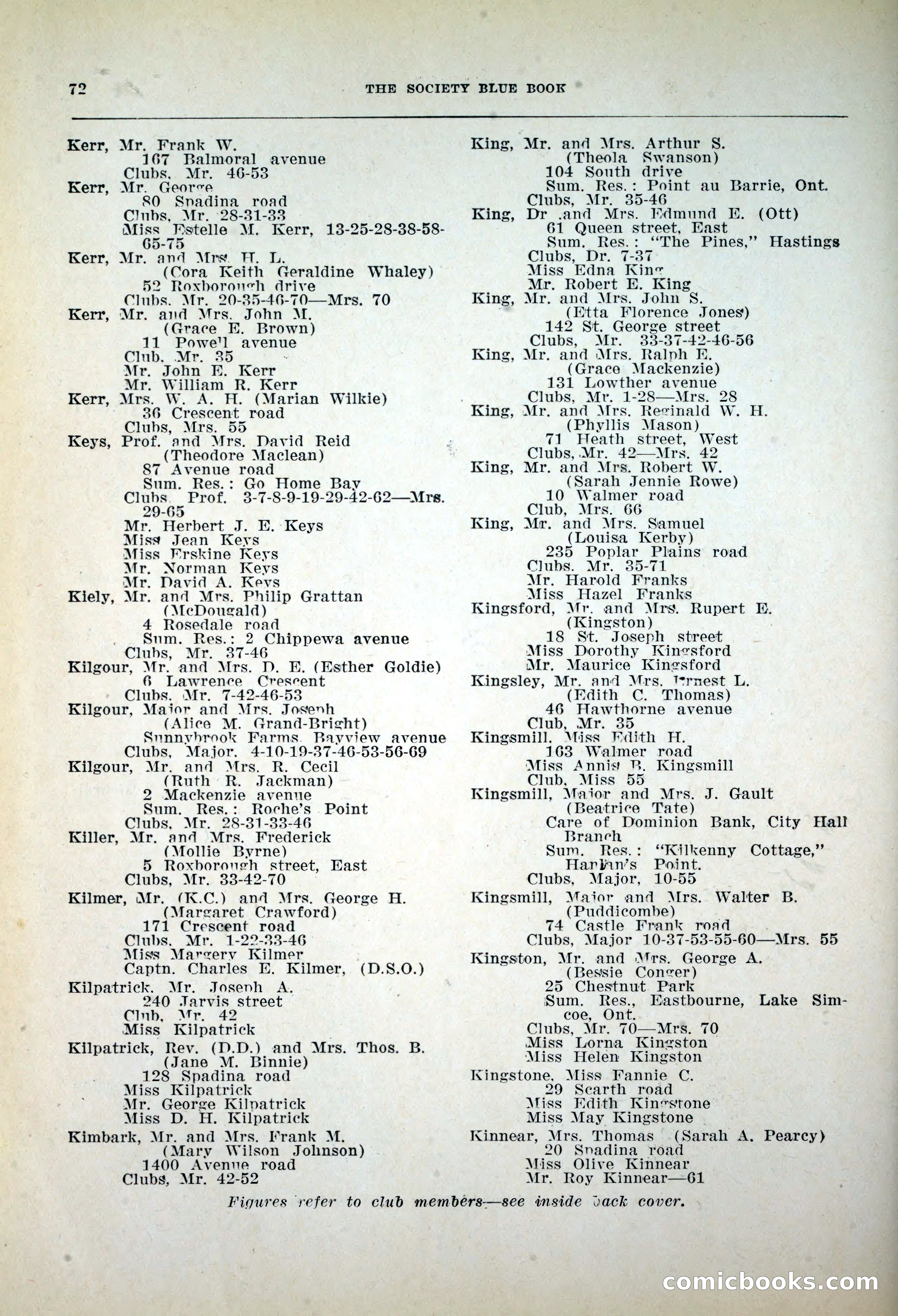 Dau's Blue Book, 1920 — page 72 of 172