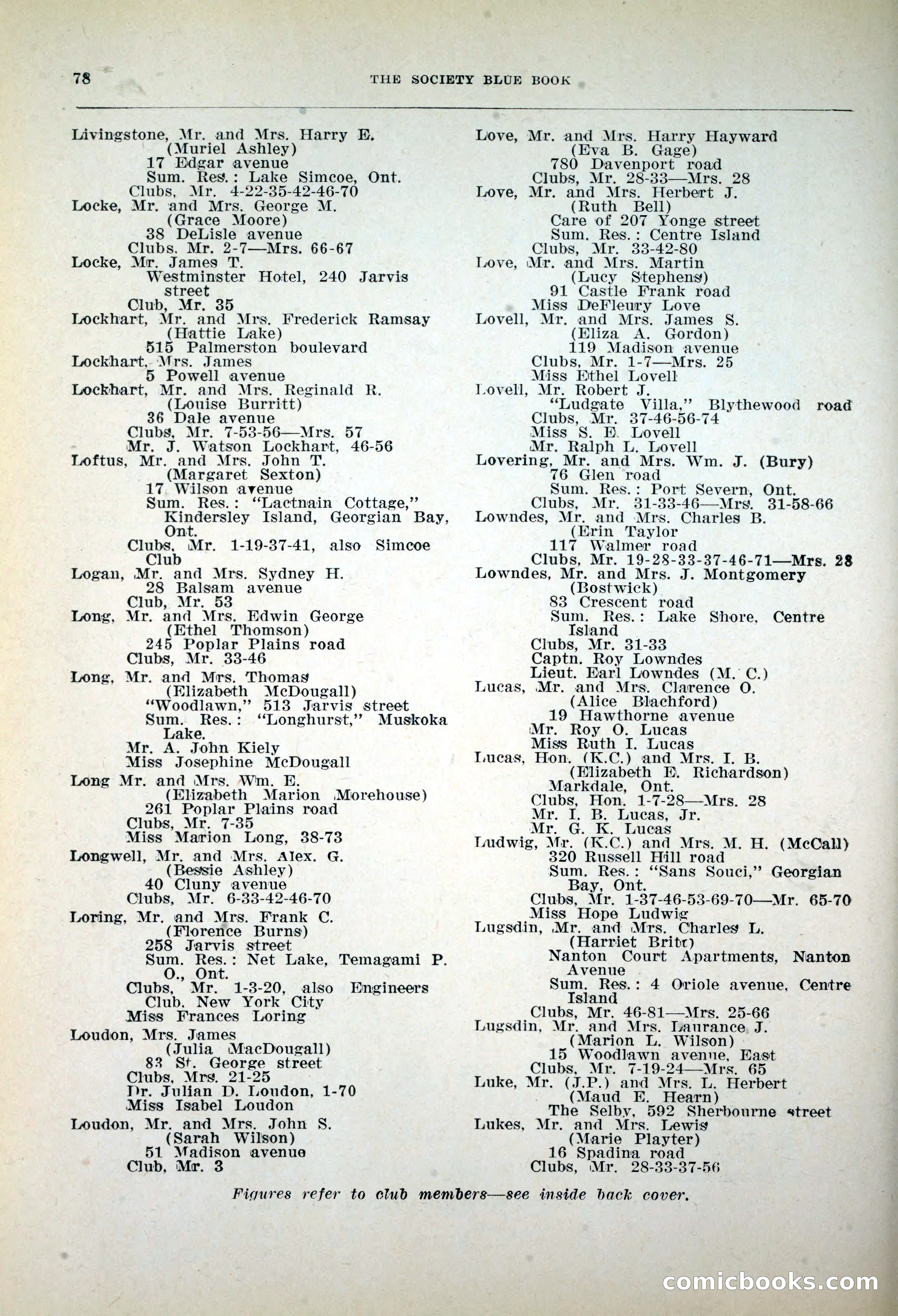 Dau's Blue Book, 1920 — page 78 of 172