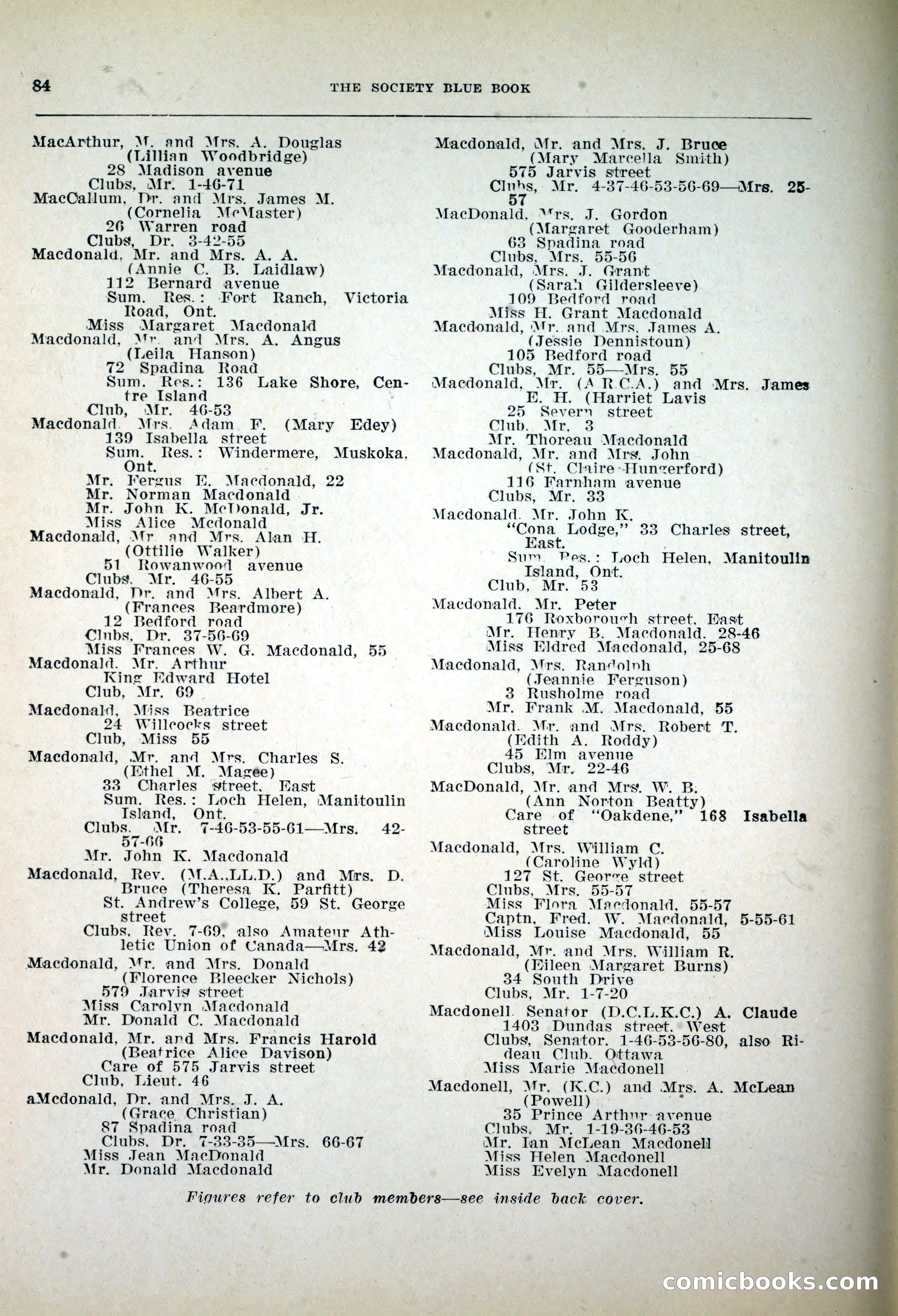 Dau's Blue Book, 1920 — page 84 of 172