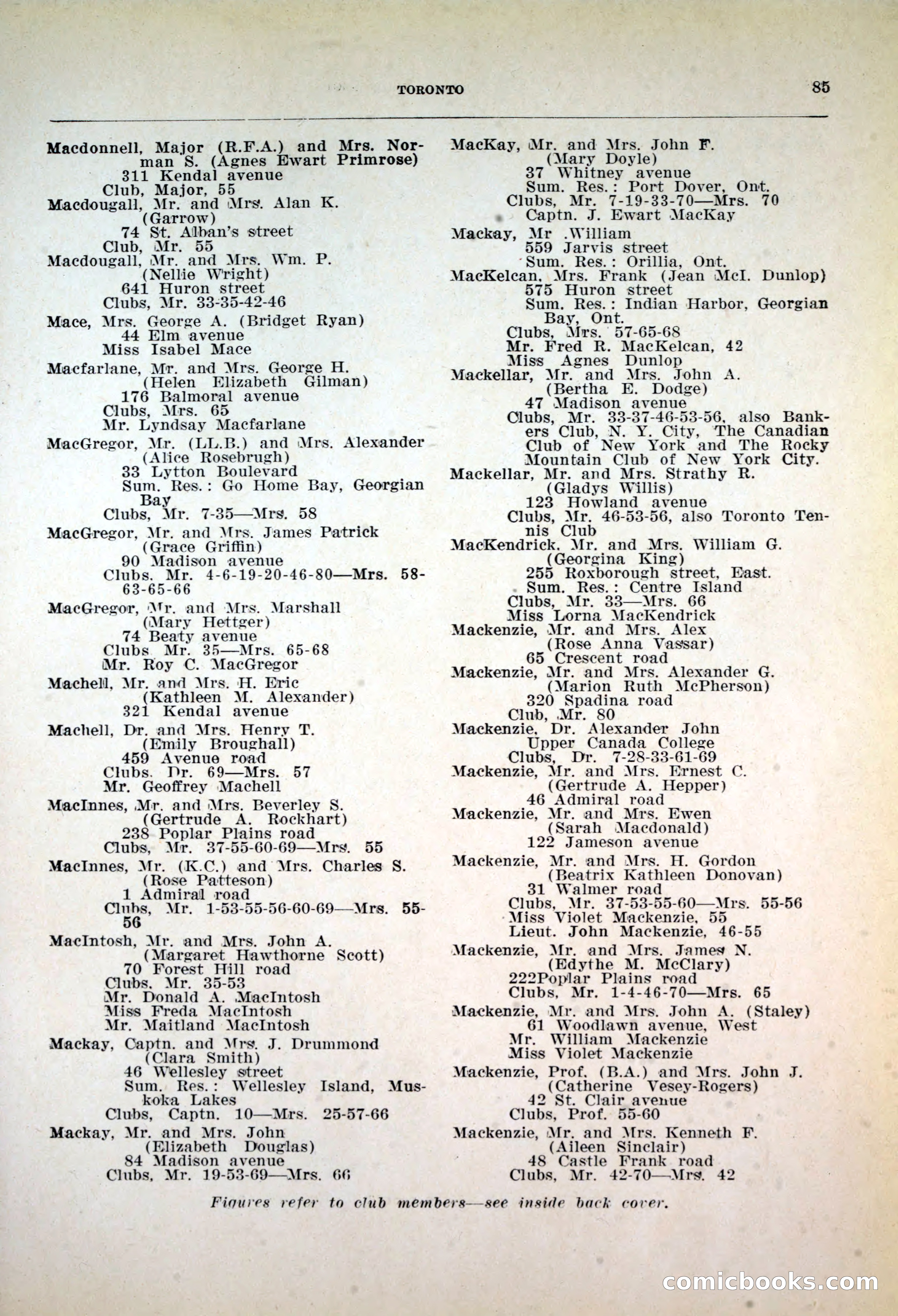 Dau's Blue Book, 1920 — page 85 of 172