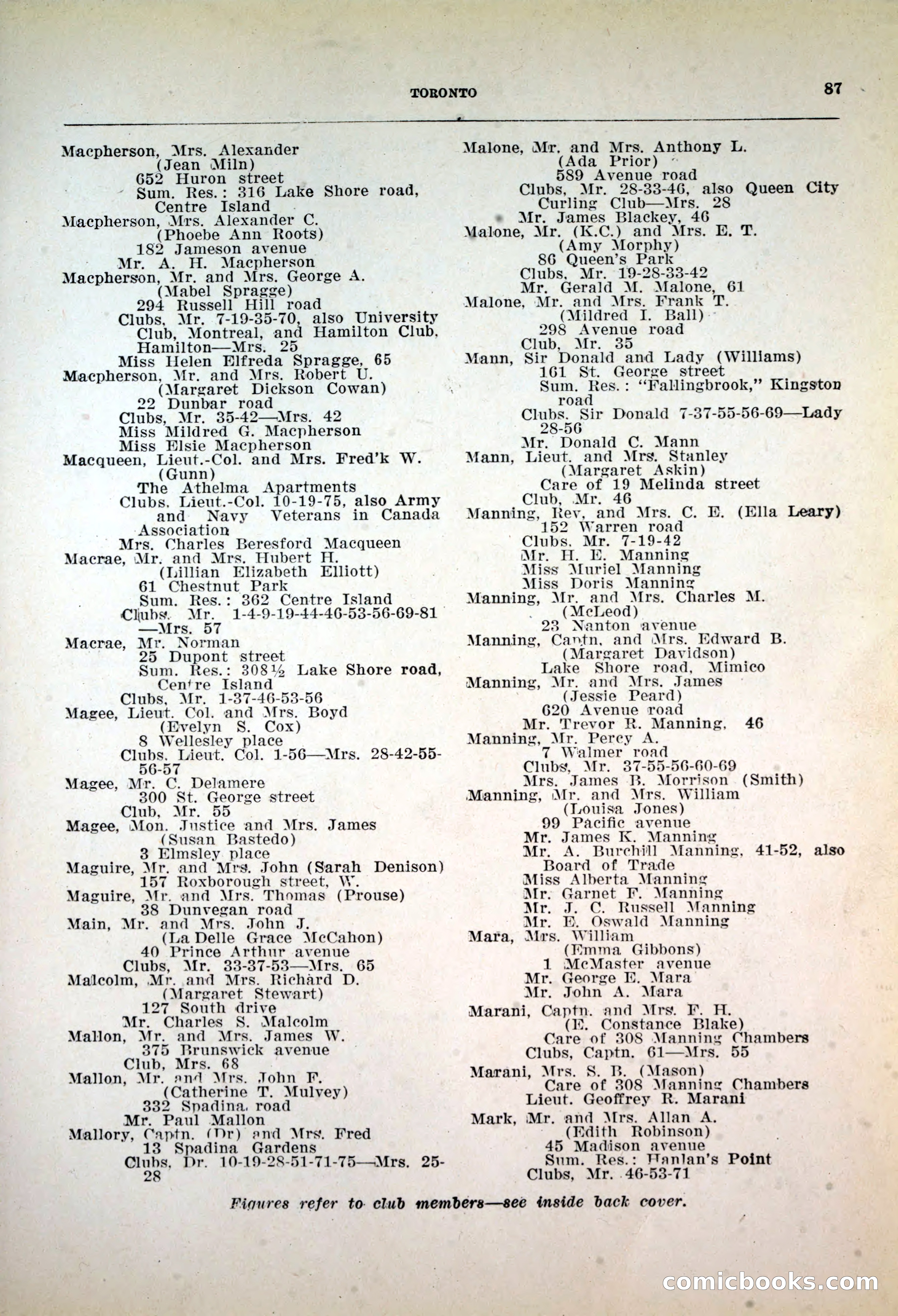 Dau's Blue Book, 1920 — page 87 of 172