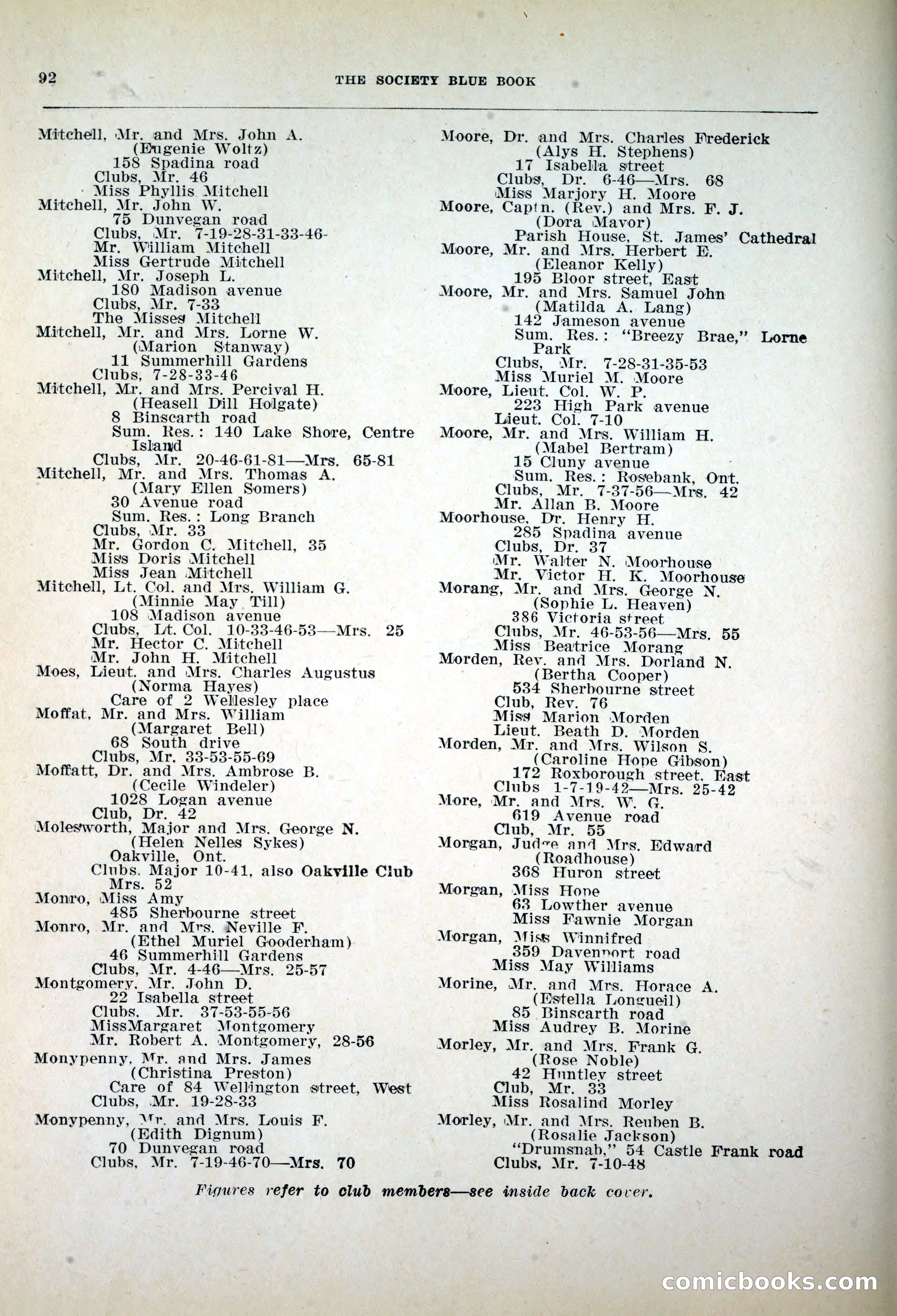 Dau's Blue Book, 1920 — page 92 of 172
