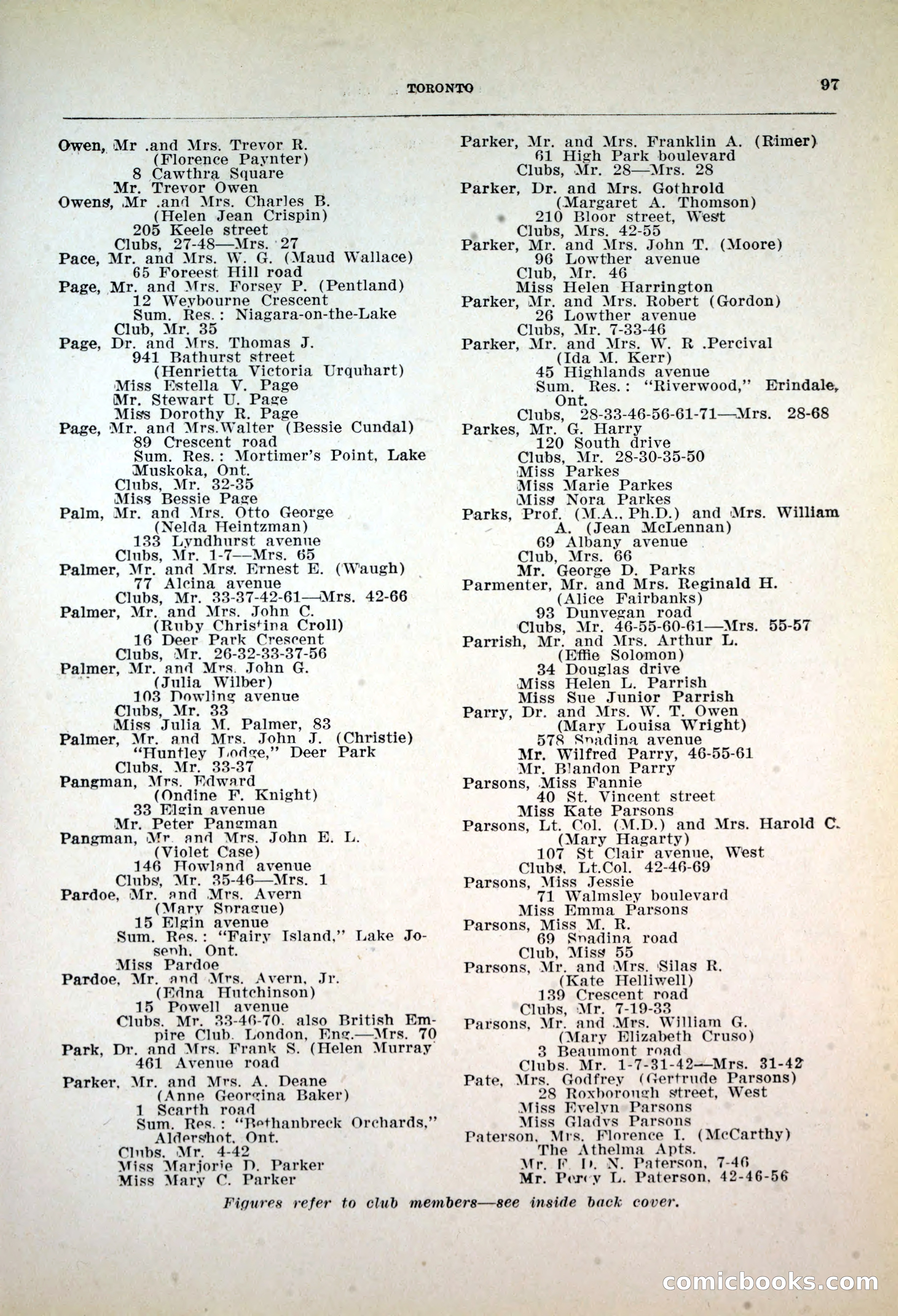 Dau's Blue Book, 1920 — page 97 of 172