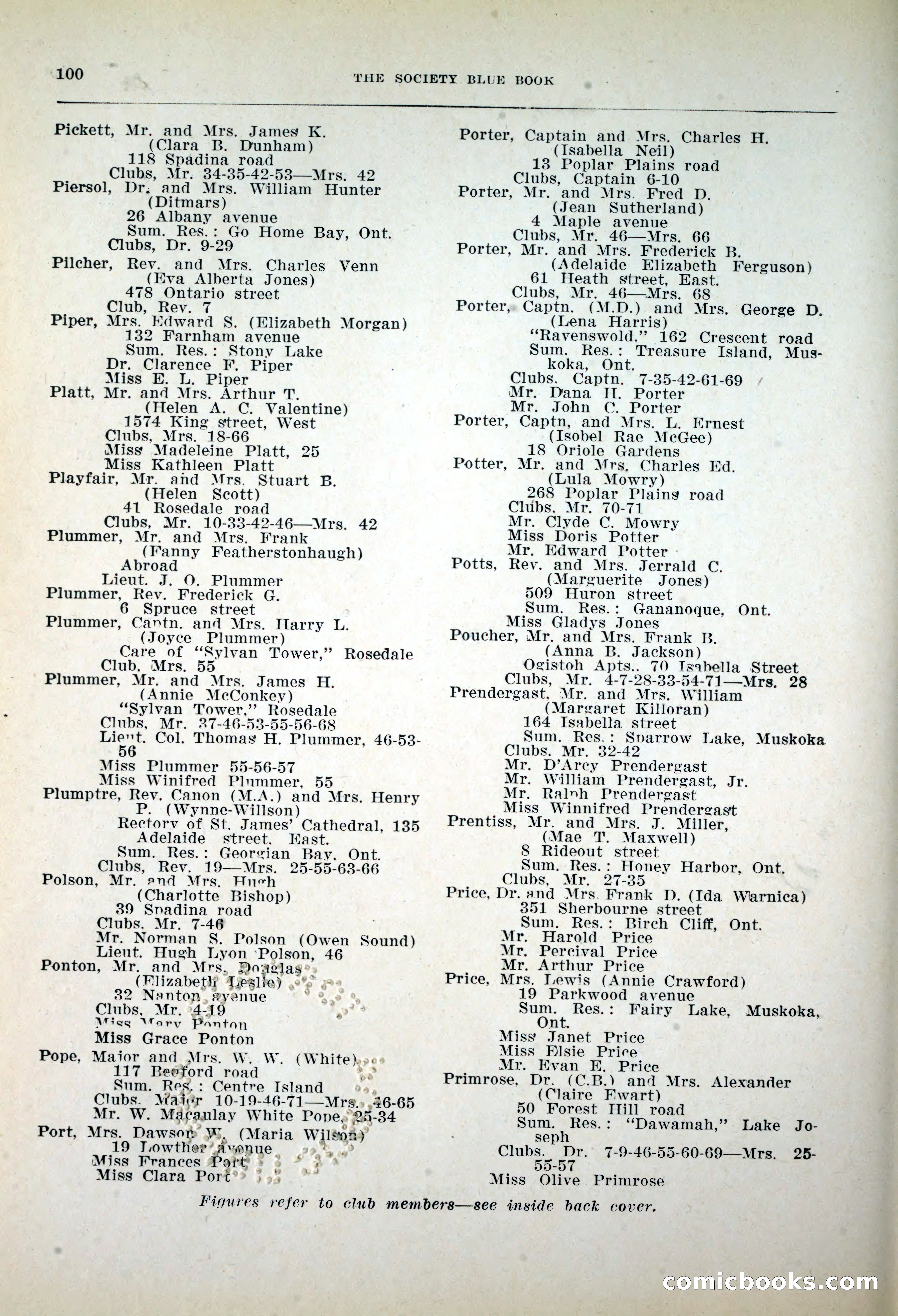 Dau's Blue Book, 1920 — page 100 of 172
