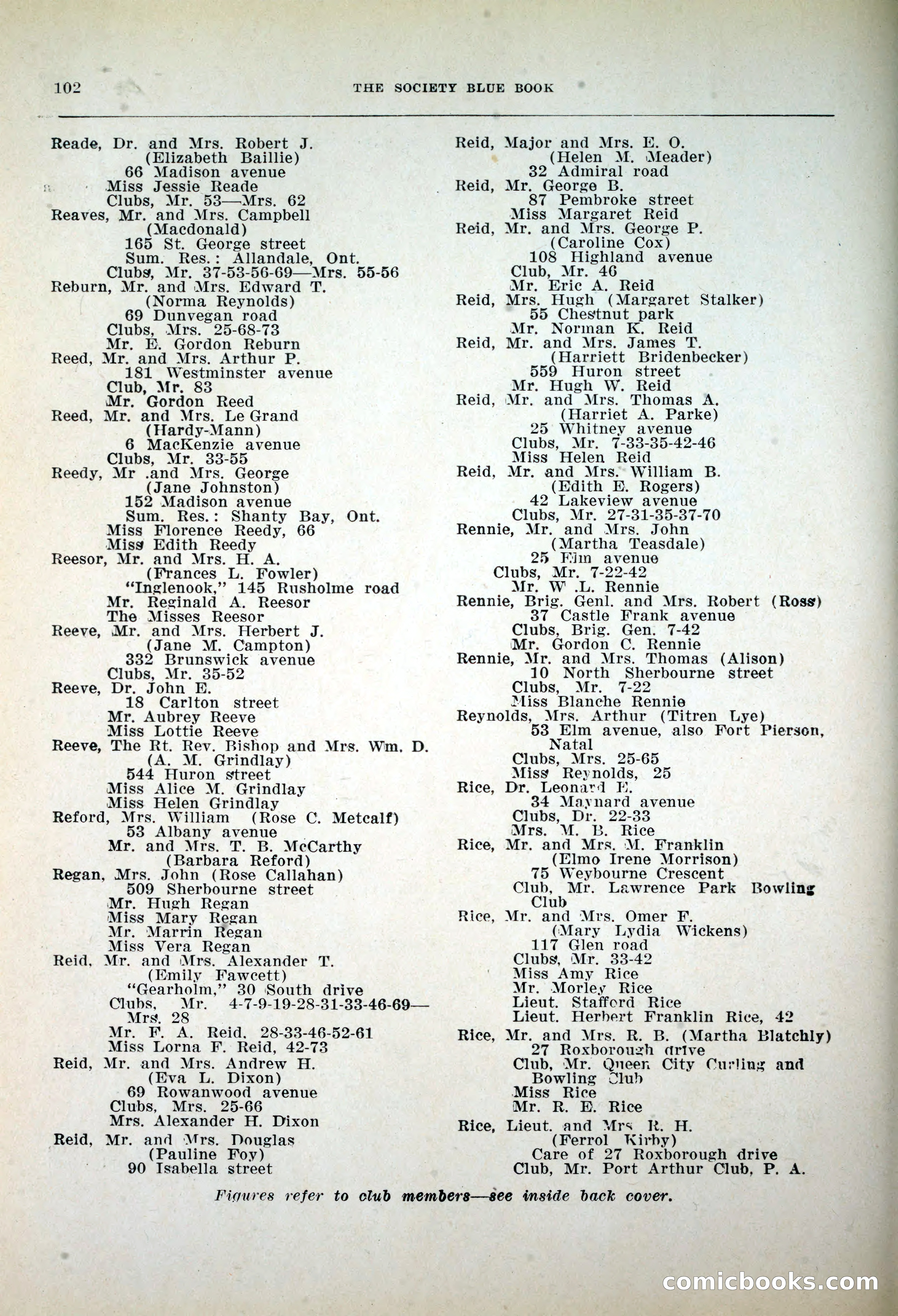 Dau's Blue Book, 1920 — page 102 of 172