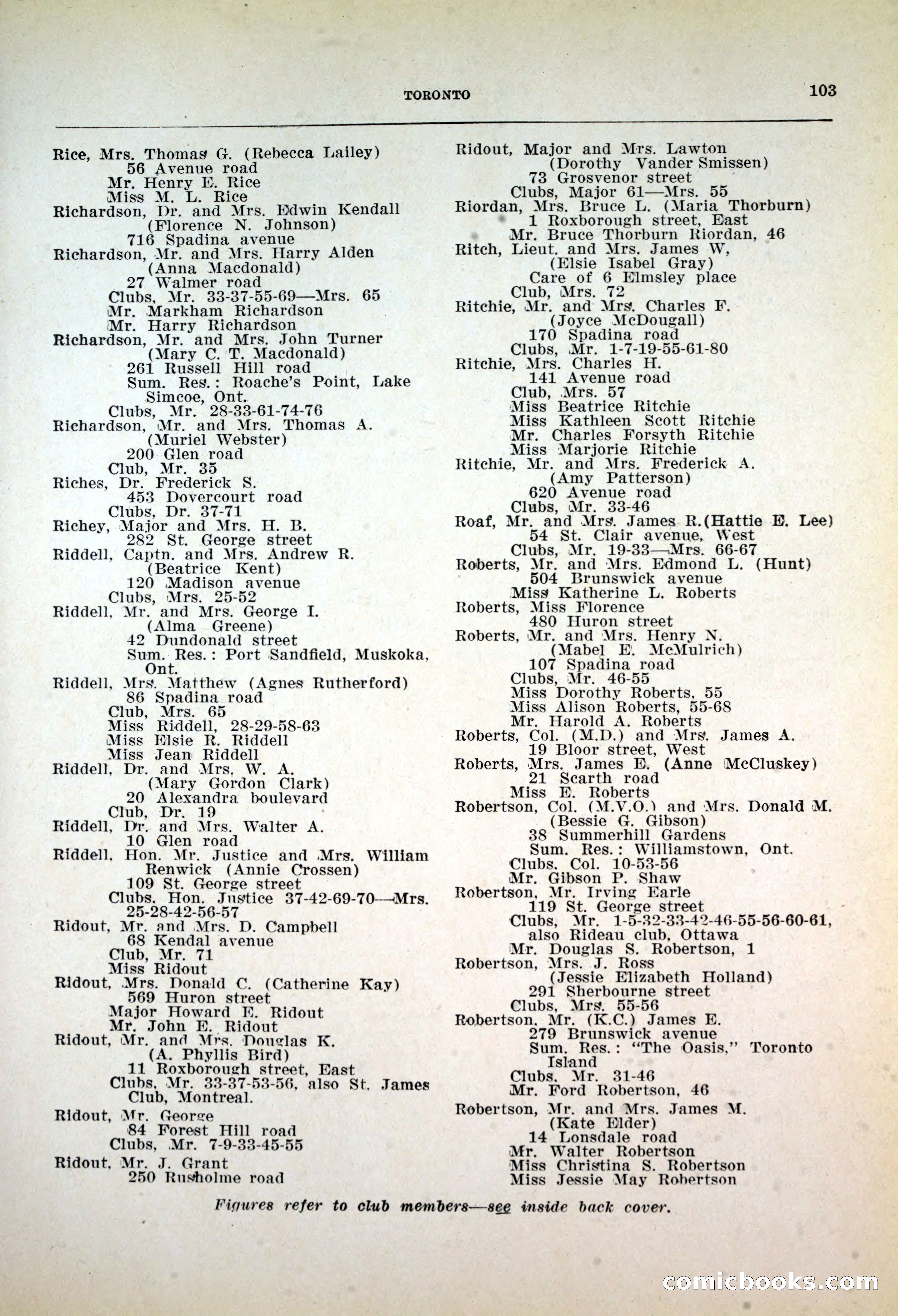 Dau's Blue Book, 1920 — page 103 of 172