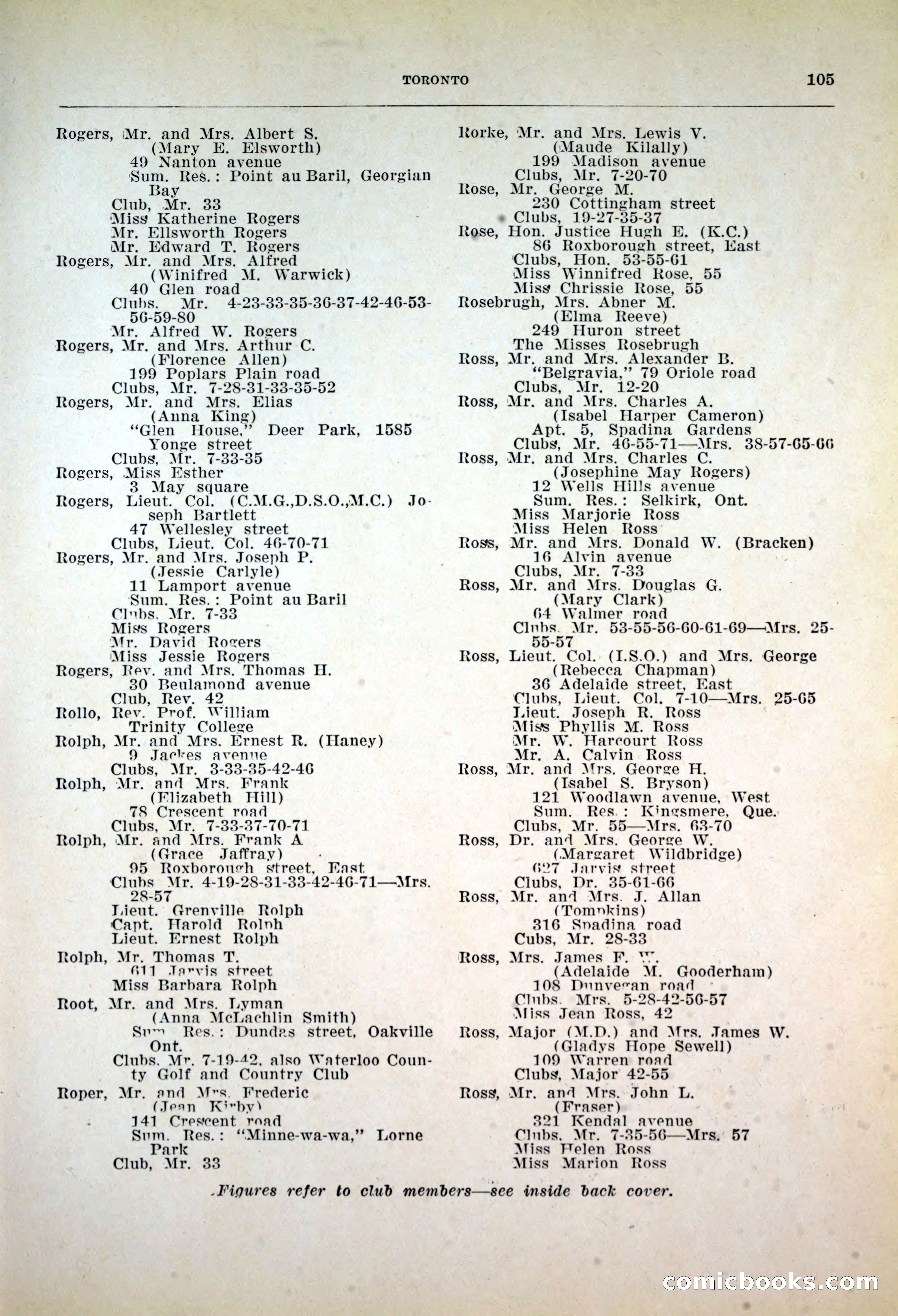 Dau's Blue Book, 1920 — page 105 of 172