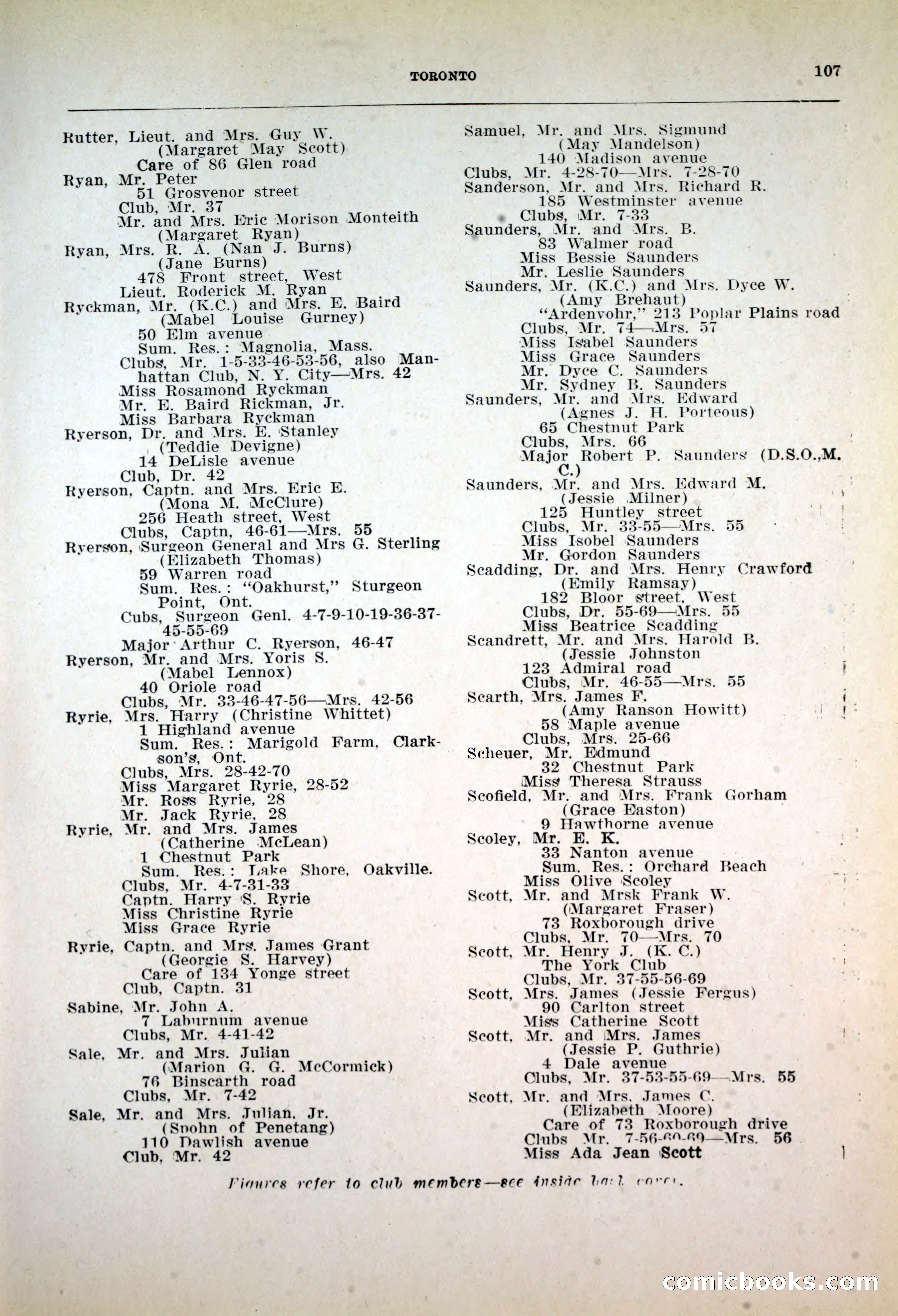 Dau's Blue Book, 1920 — page 107 of 172