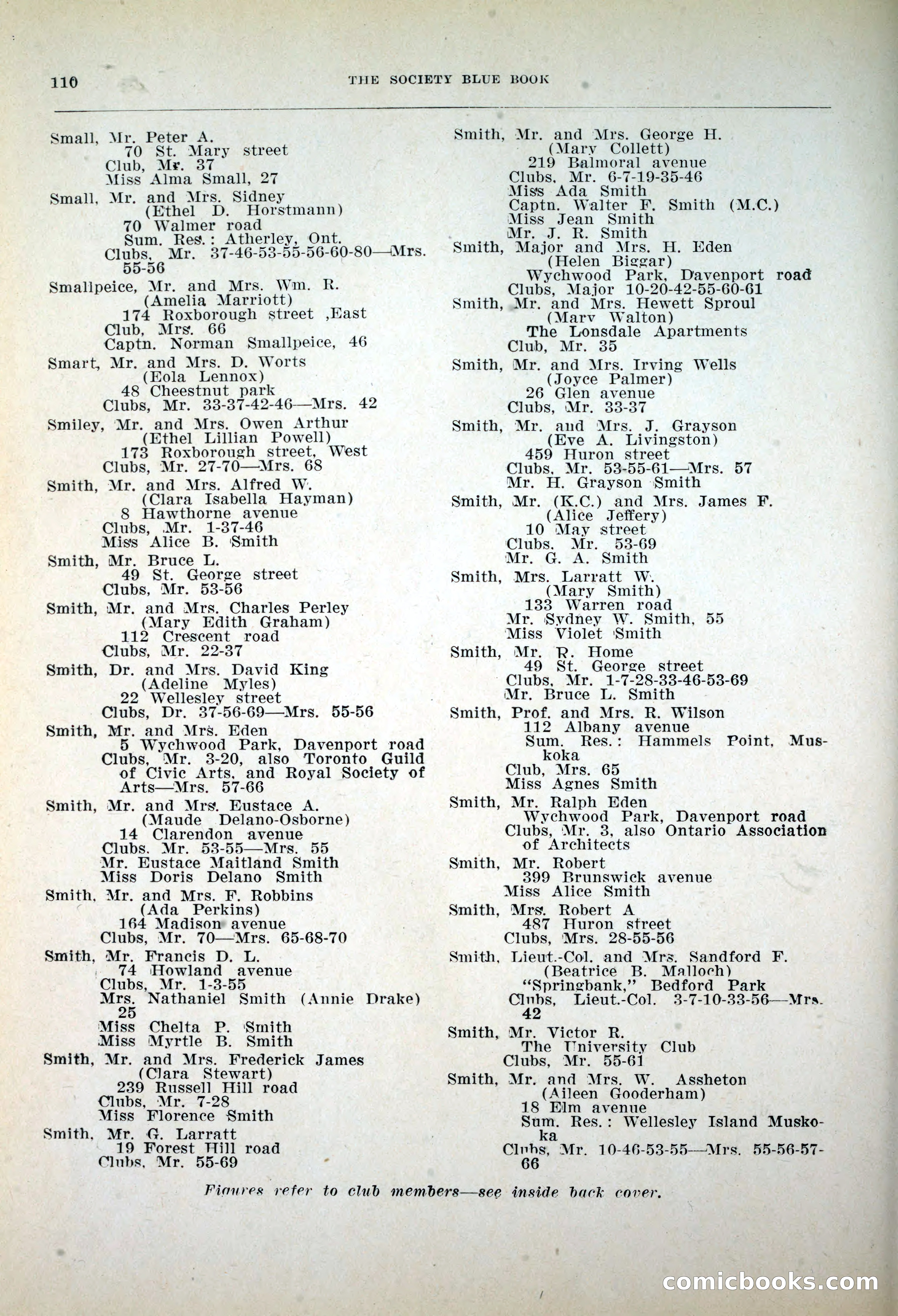 Dau's Blue Book, 1920 — page 110 of 172