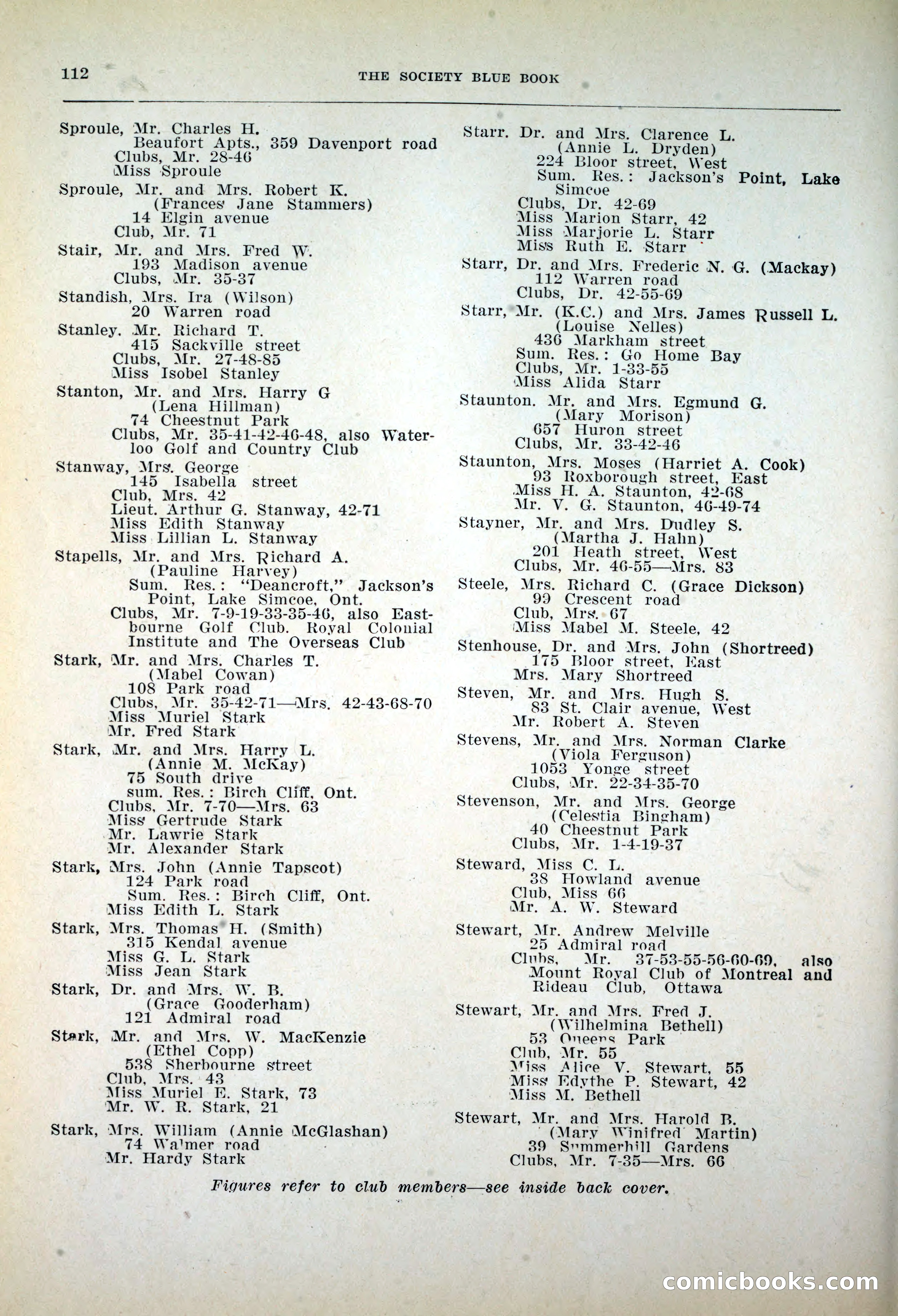 Dau's Blue Book, 1920 — page 112 of 172