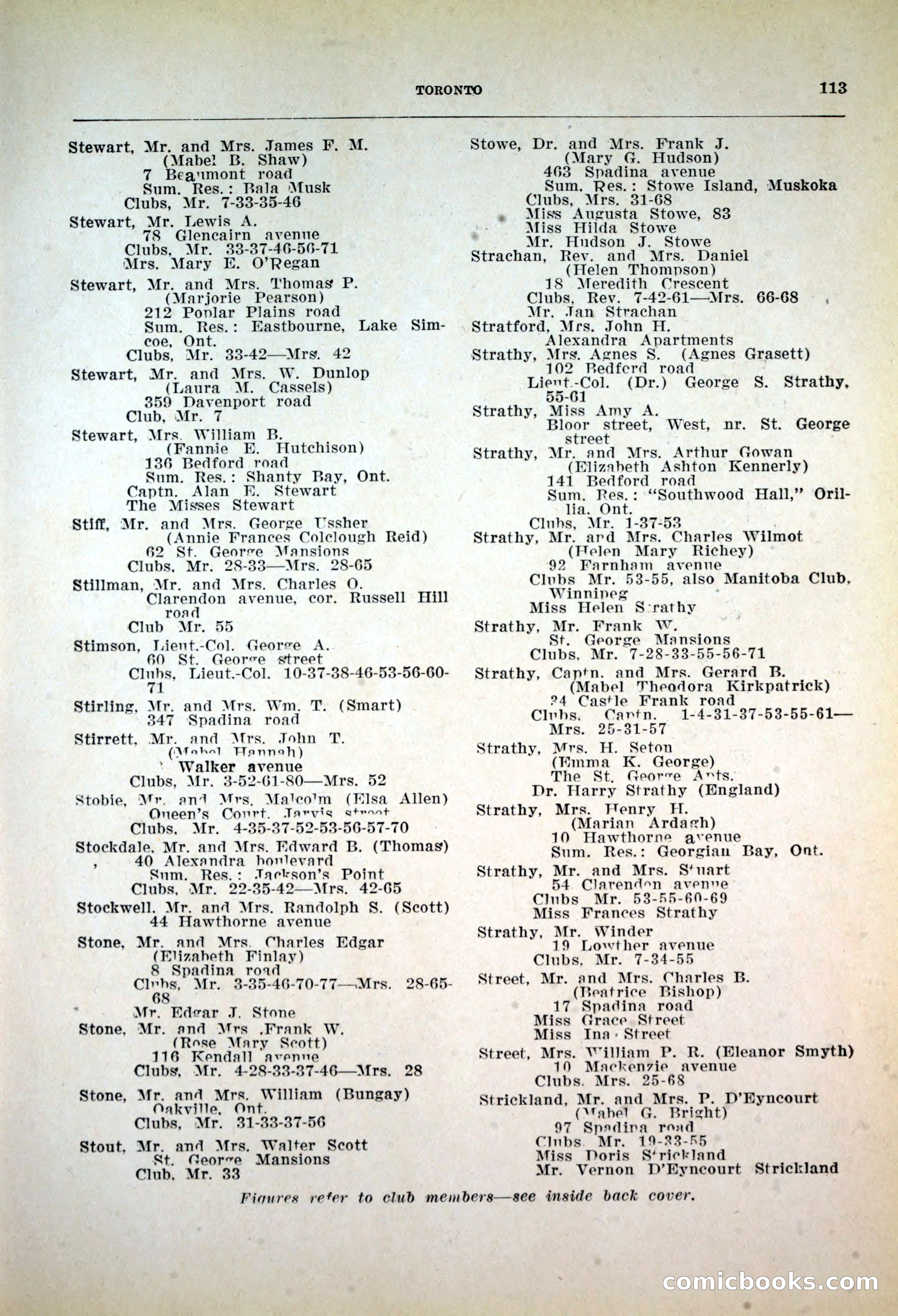 Dau's Blue Book, 1920 — page 113 of 172