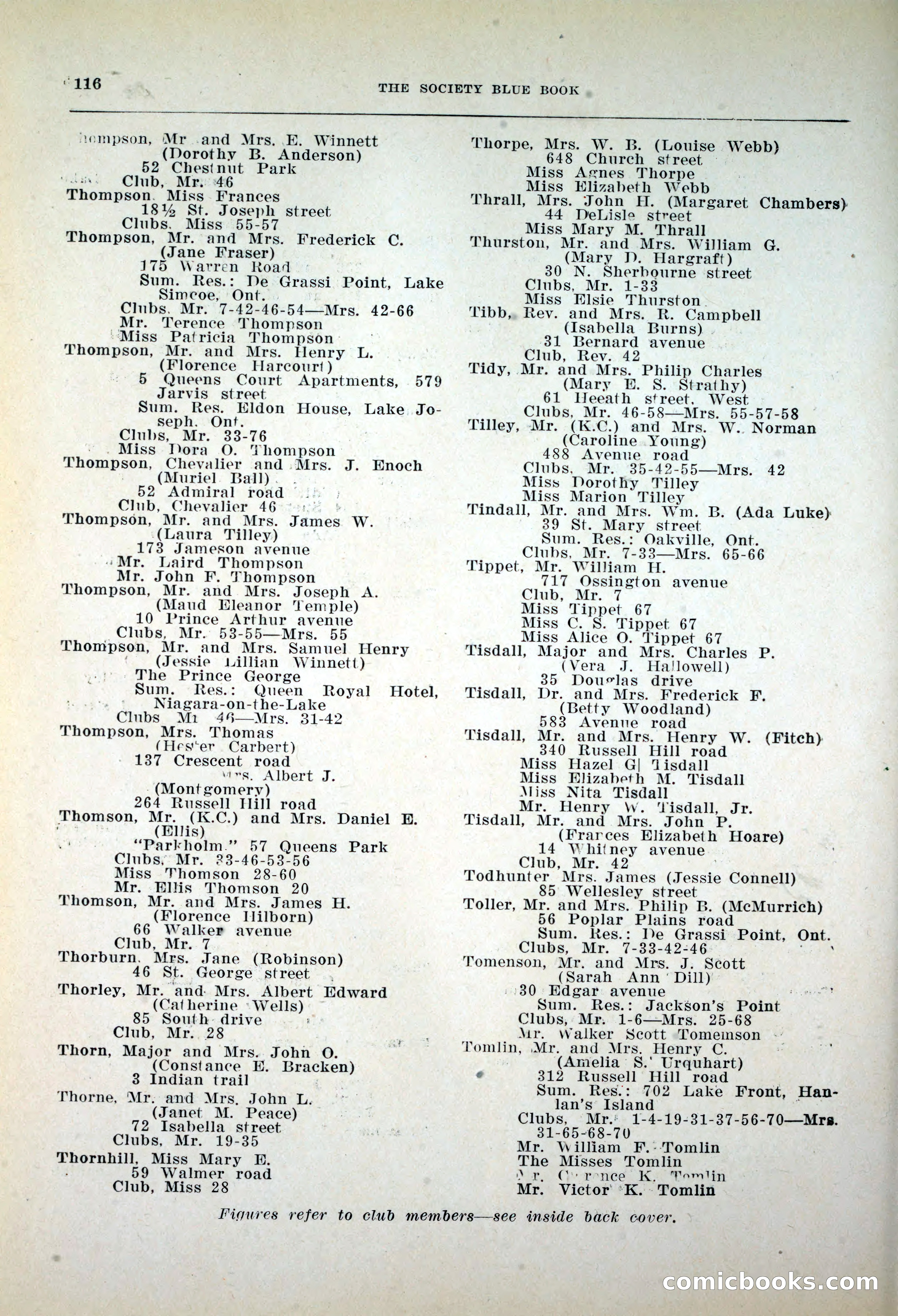 Dau's Blue Book, 1920 — page 116 of 172