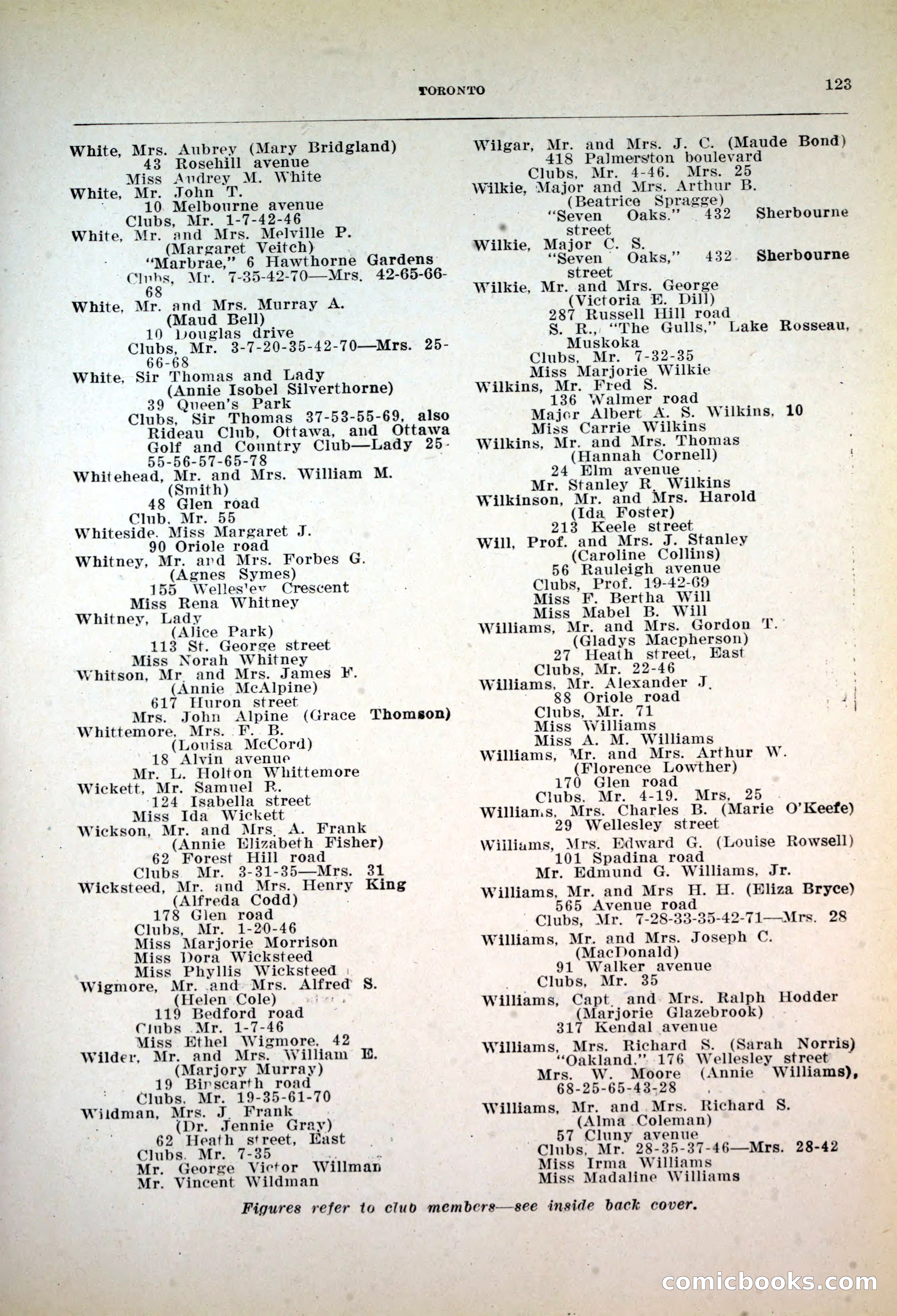 Dau's Blue Book, 1920 — page 123 of 172