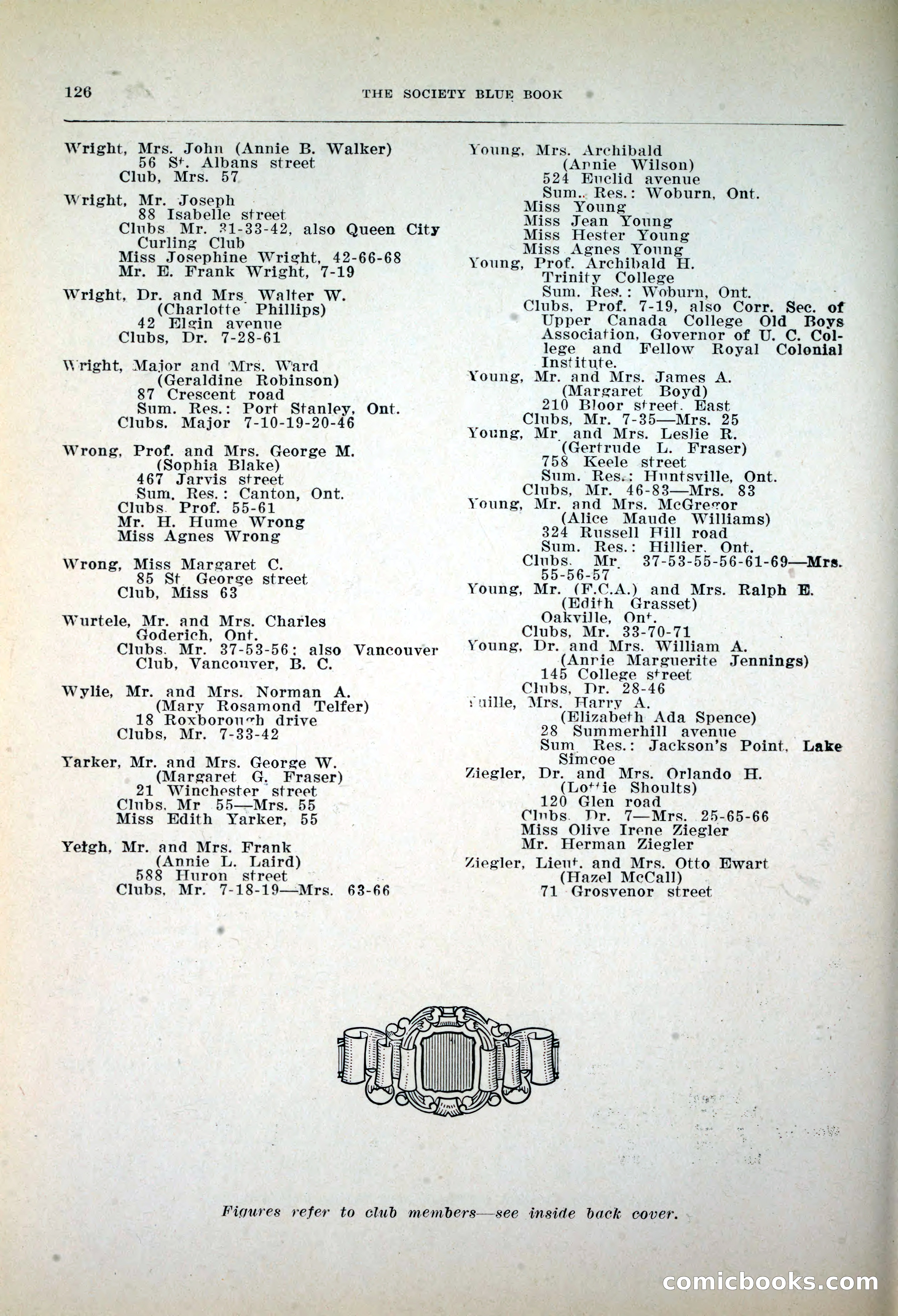 Dau's Blue Book, 1920 — page 126 of 172