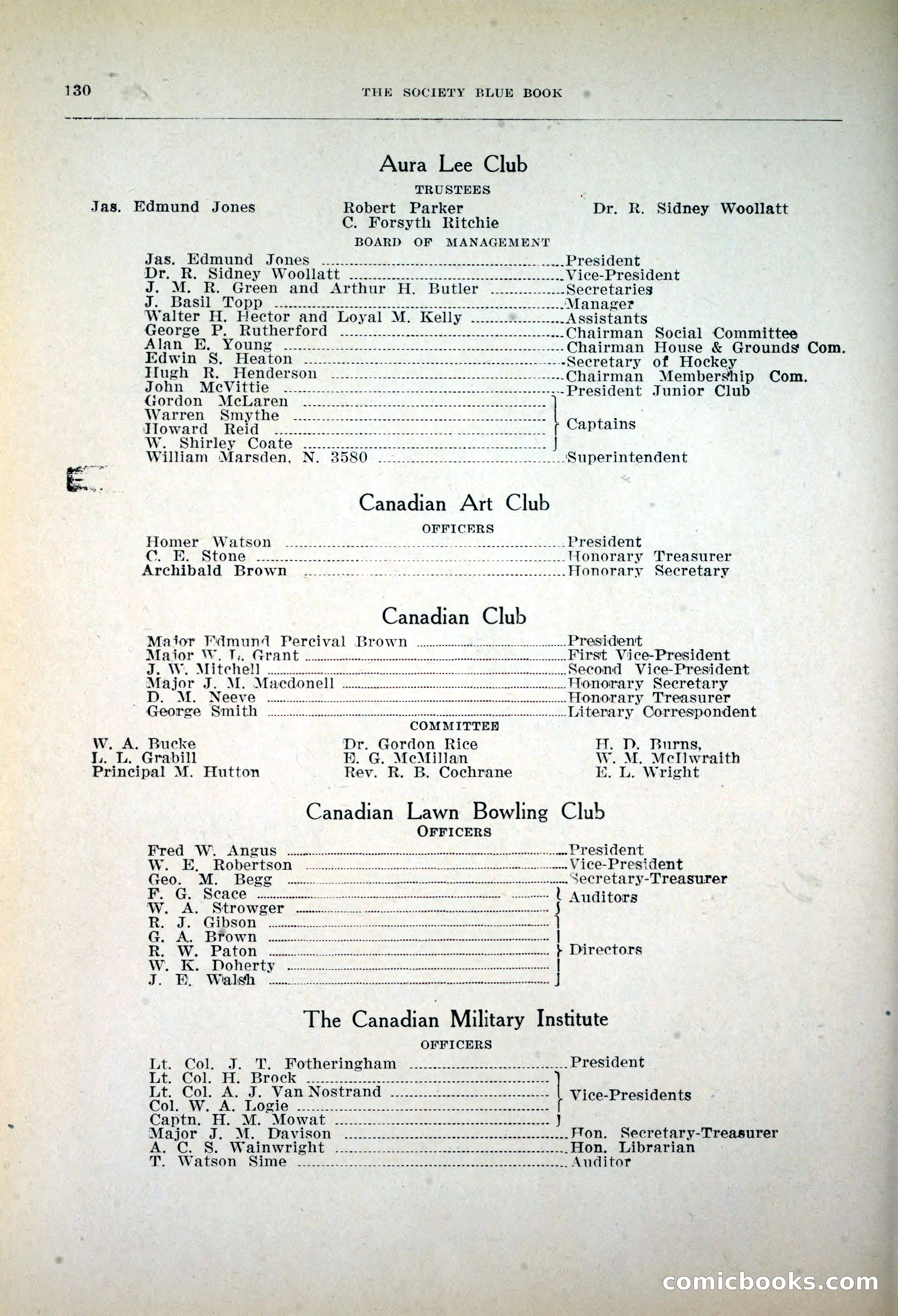 Dau's Blue Book, 1920 — page 130 of 172