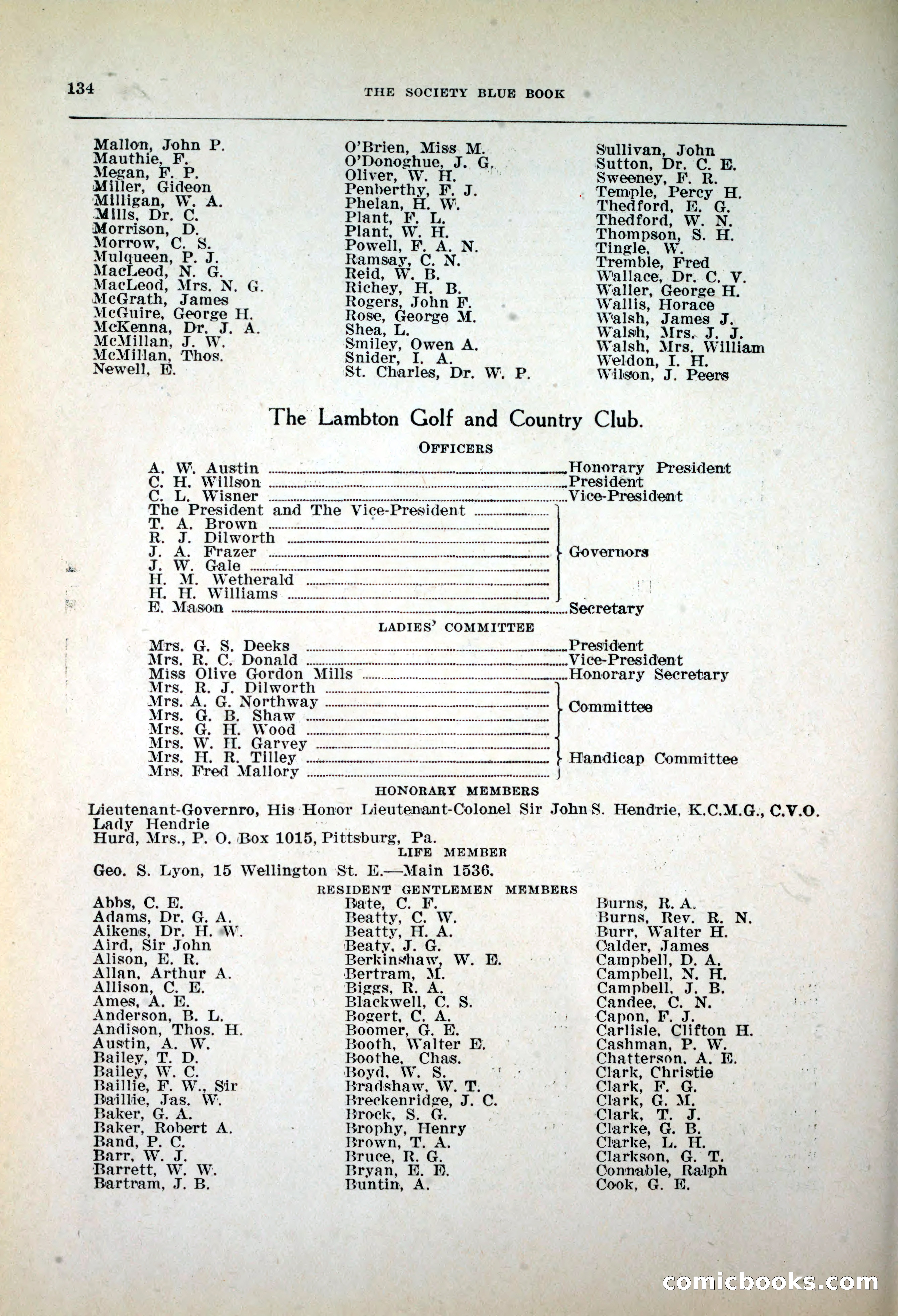 Dau's Blue Book, 1920 — page 134 of 172