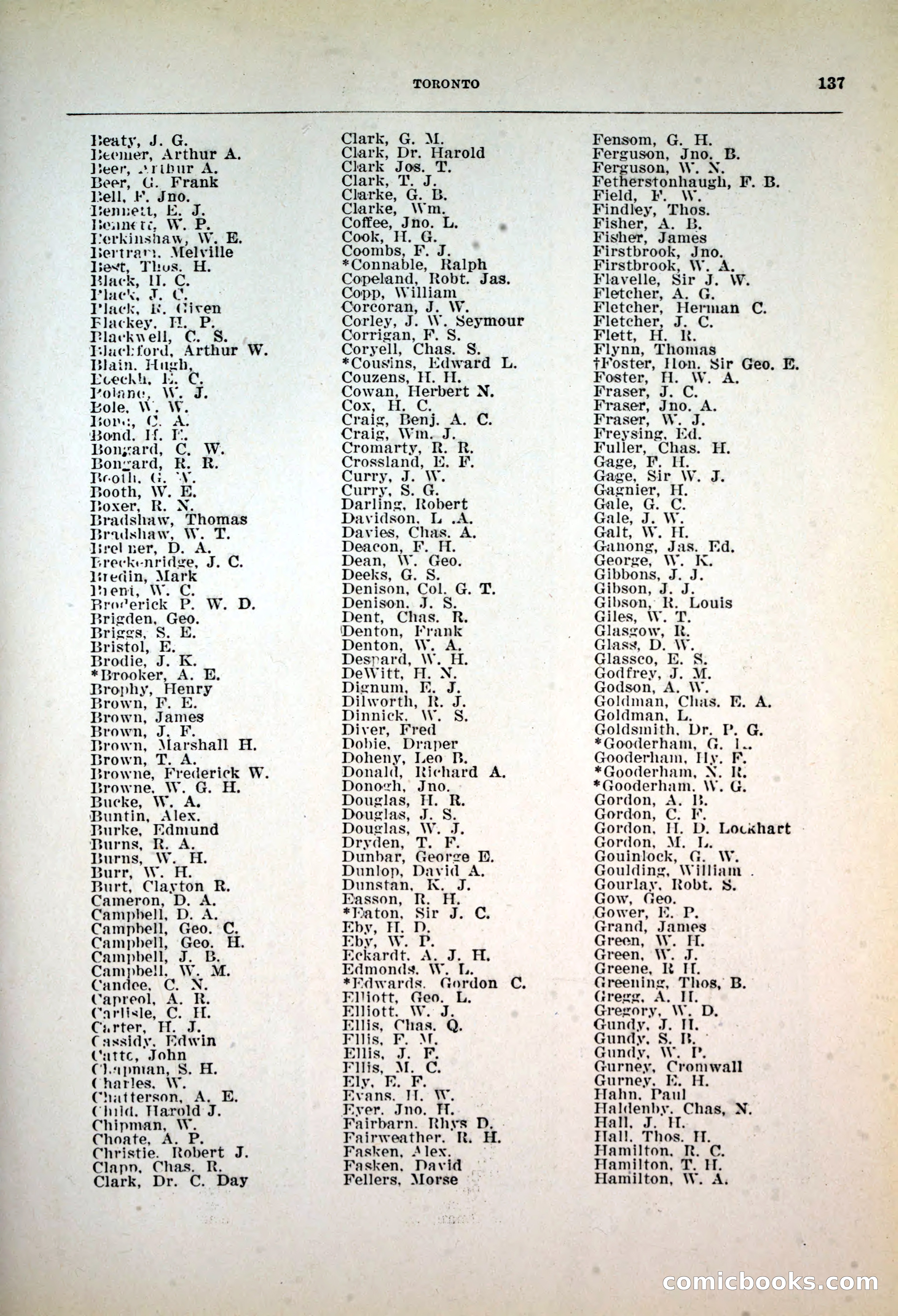 Dau's Blue Book, 1920 — page 137 of 172