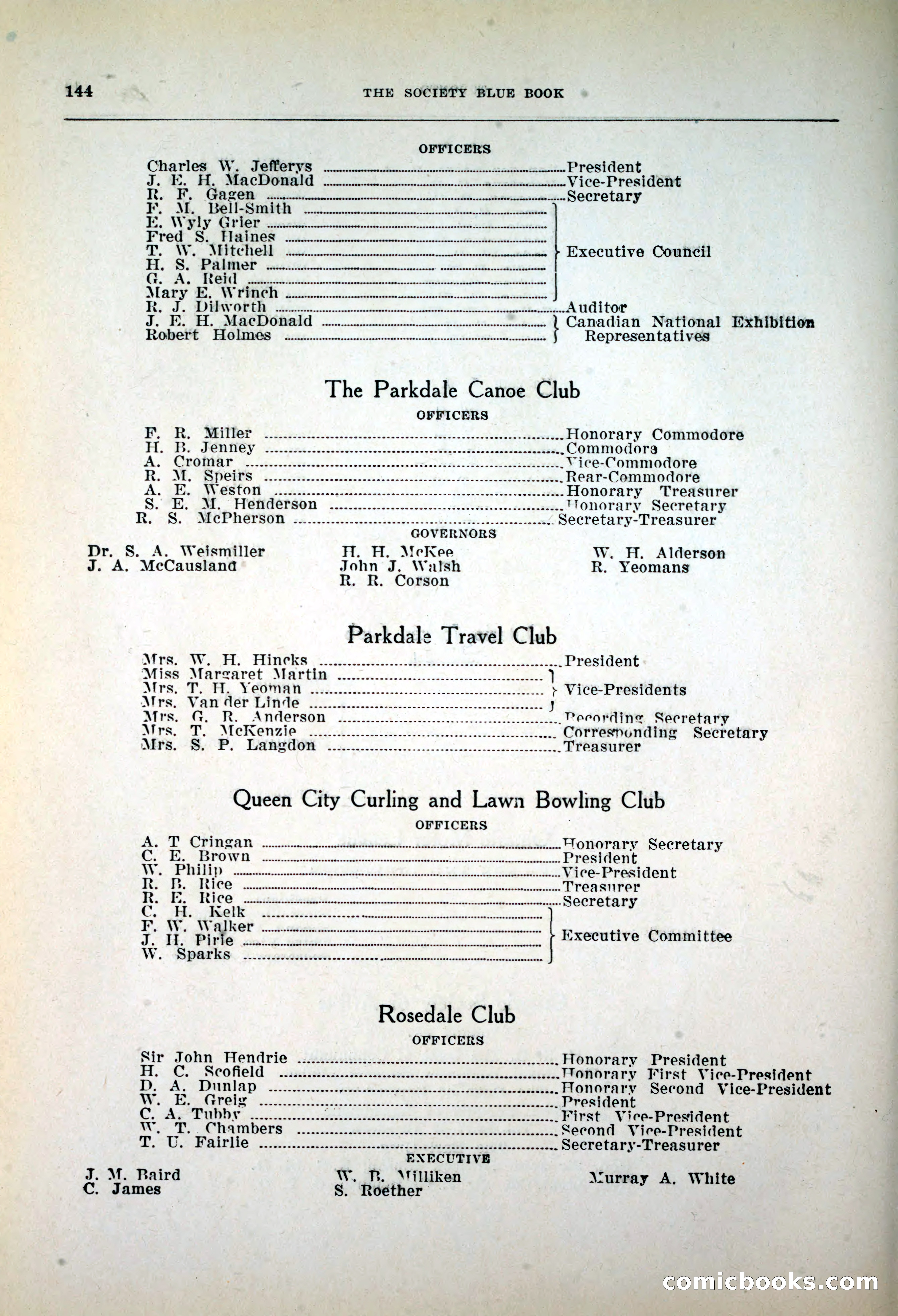 Dau's Blue Book, 1920 — page 144 of 172