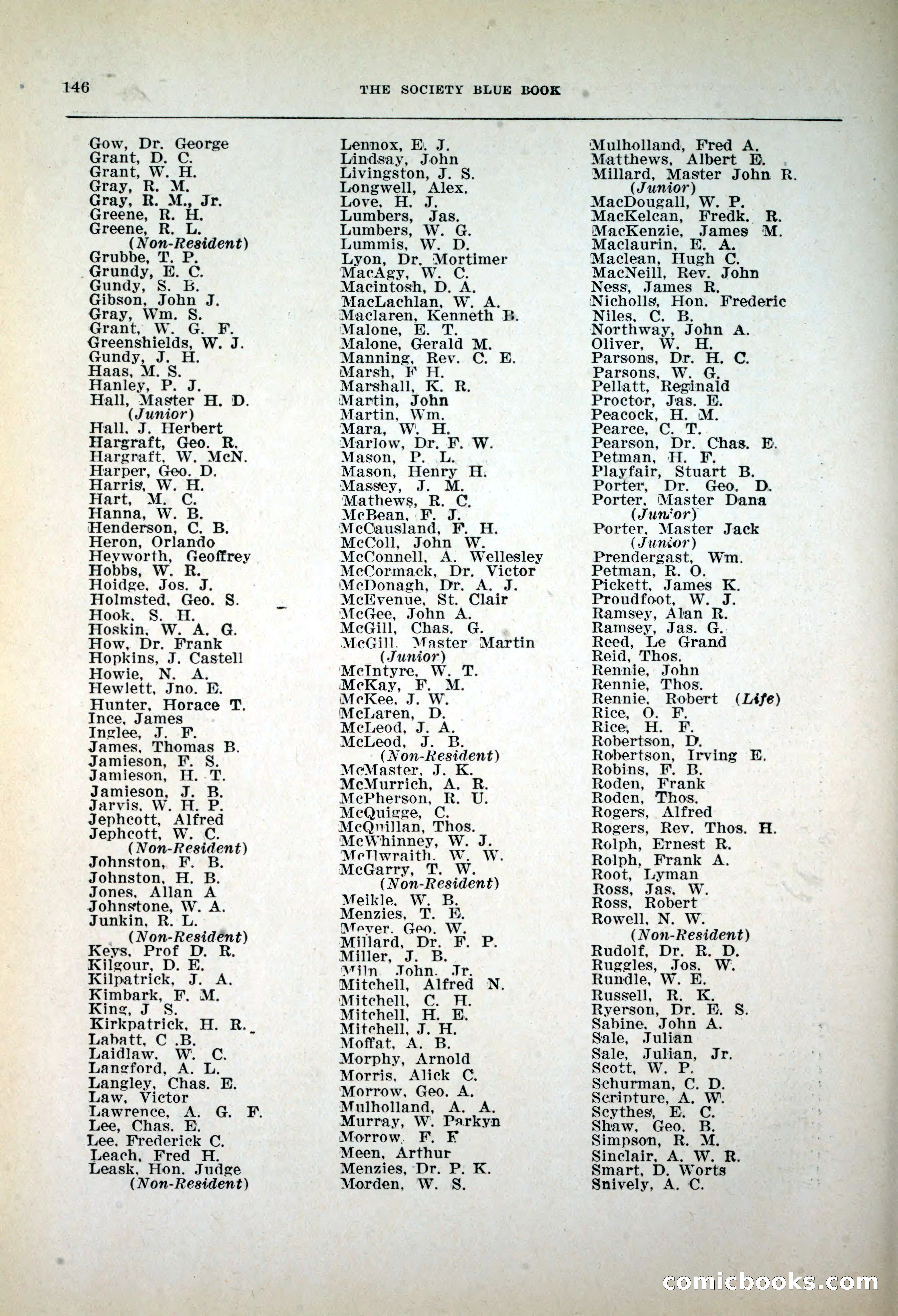 Dau's Blue Book, 1920 — page 146 of 172