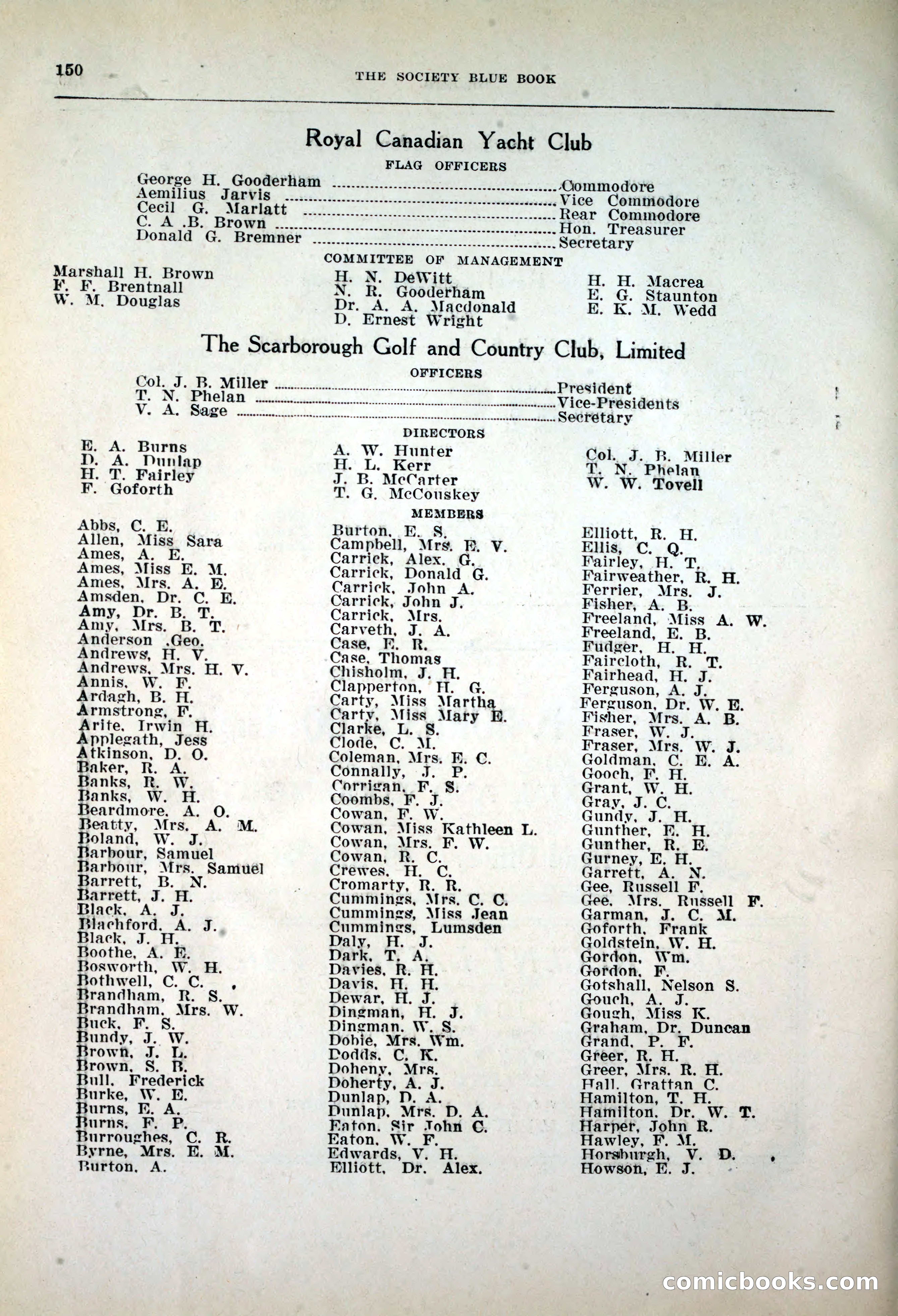 Dau's Blue Book, 1920 — page 150 of 172