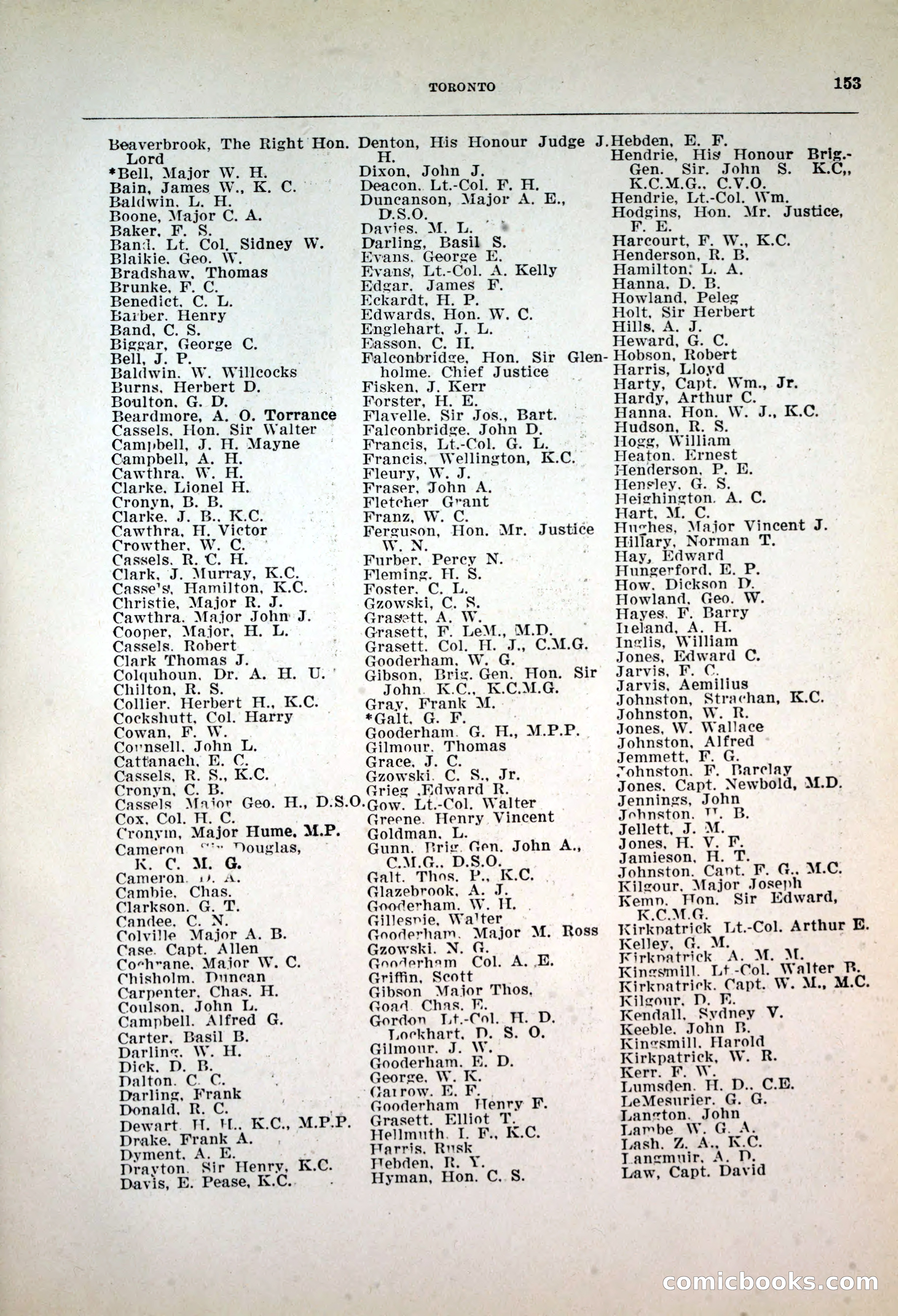 Dau's Blue Book, 1920 — page 153 of 172