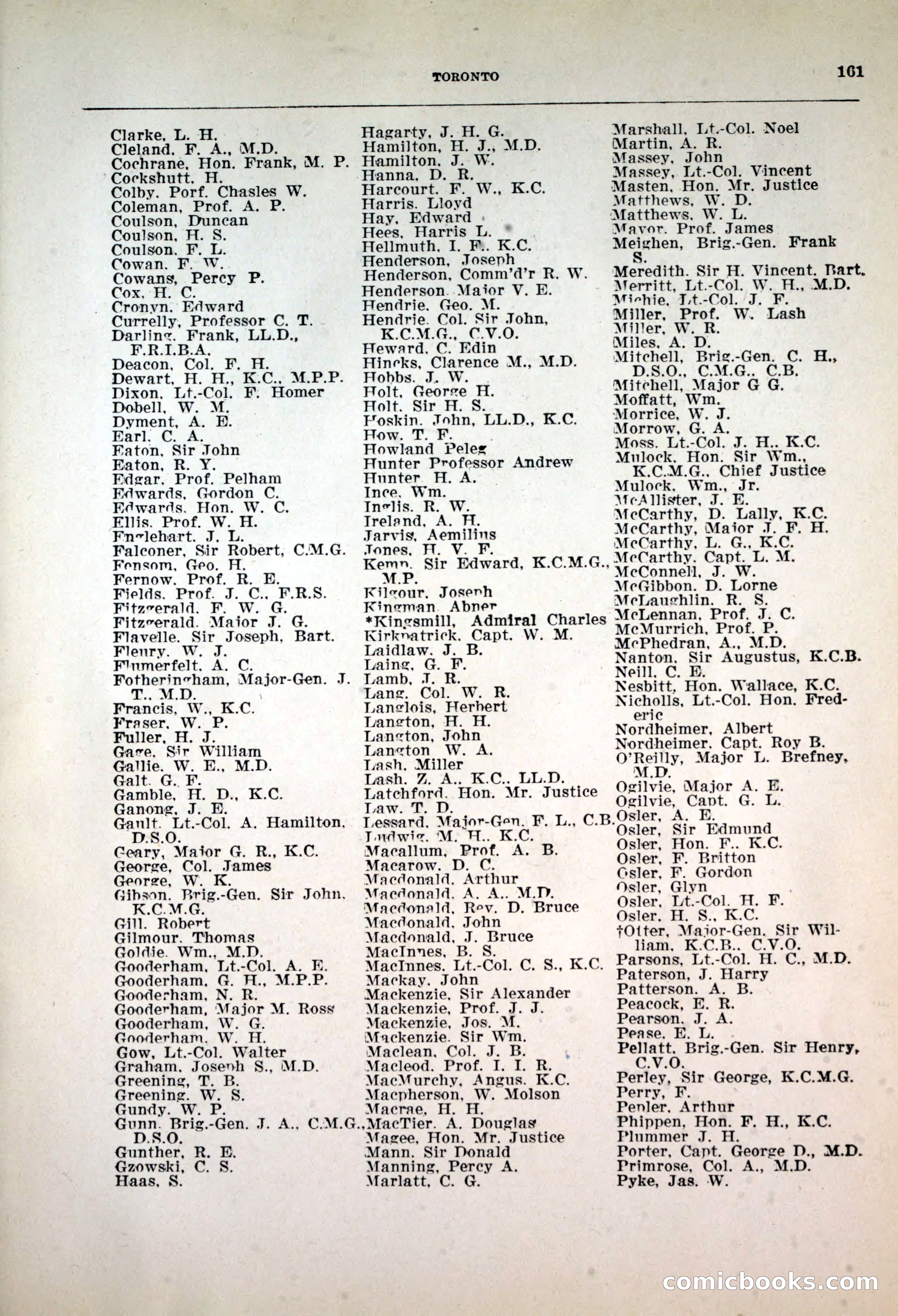 Dau's Blue Book, 1920 — page 161 of 172