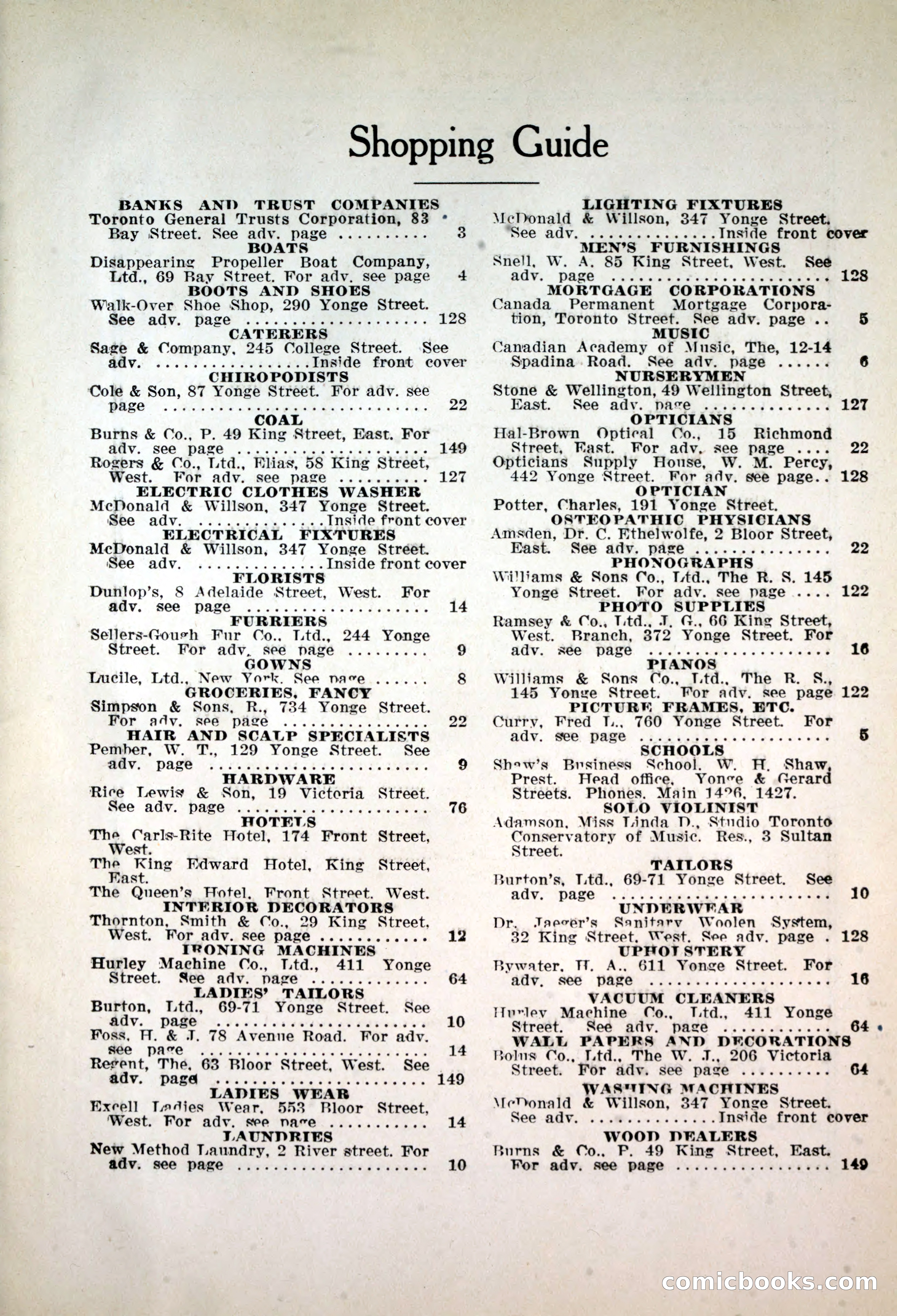 Dau's Blue Book, 1920 — page 163 of 172