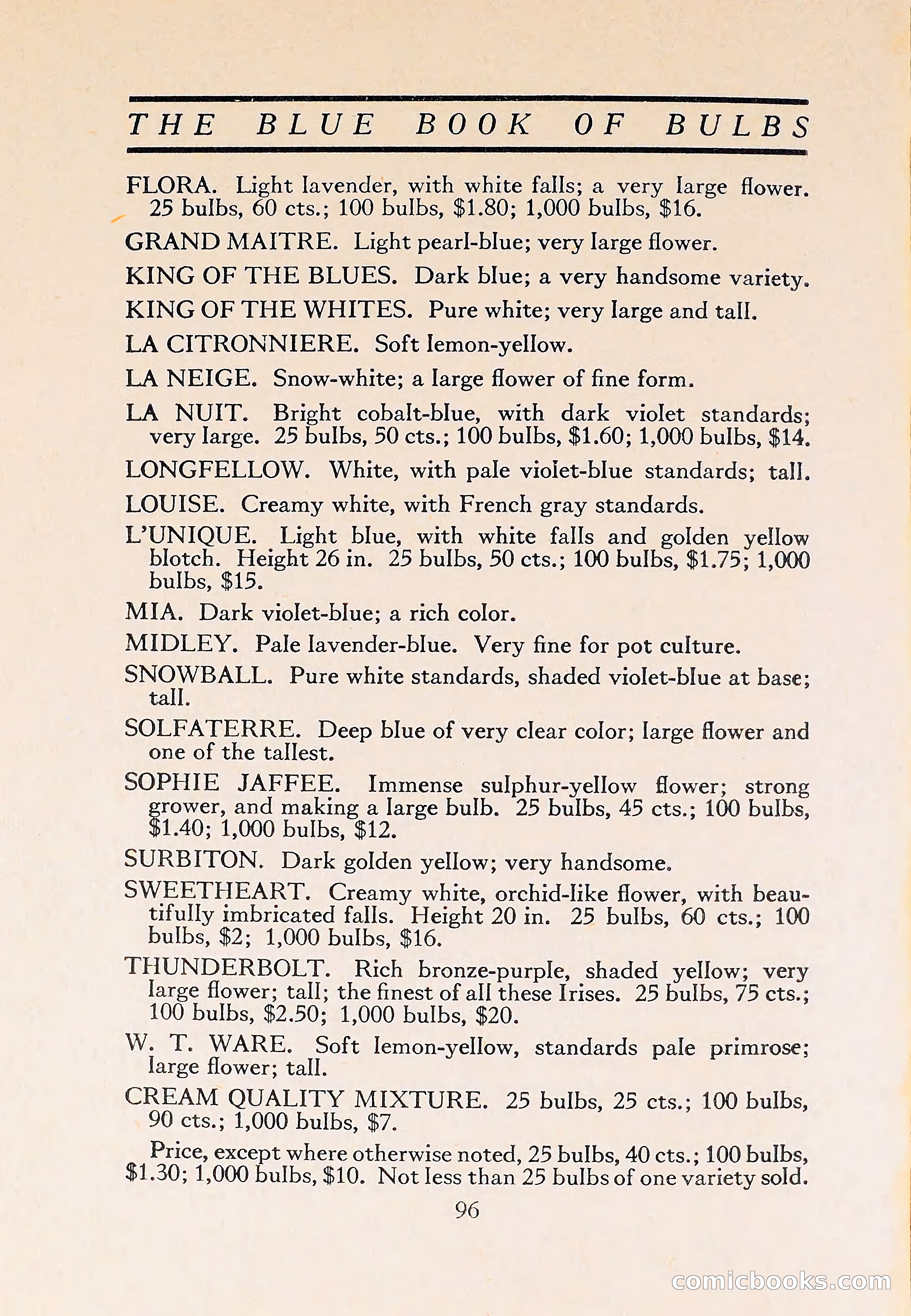 The Blue Book of Bulbs — page 100 of 110