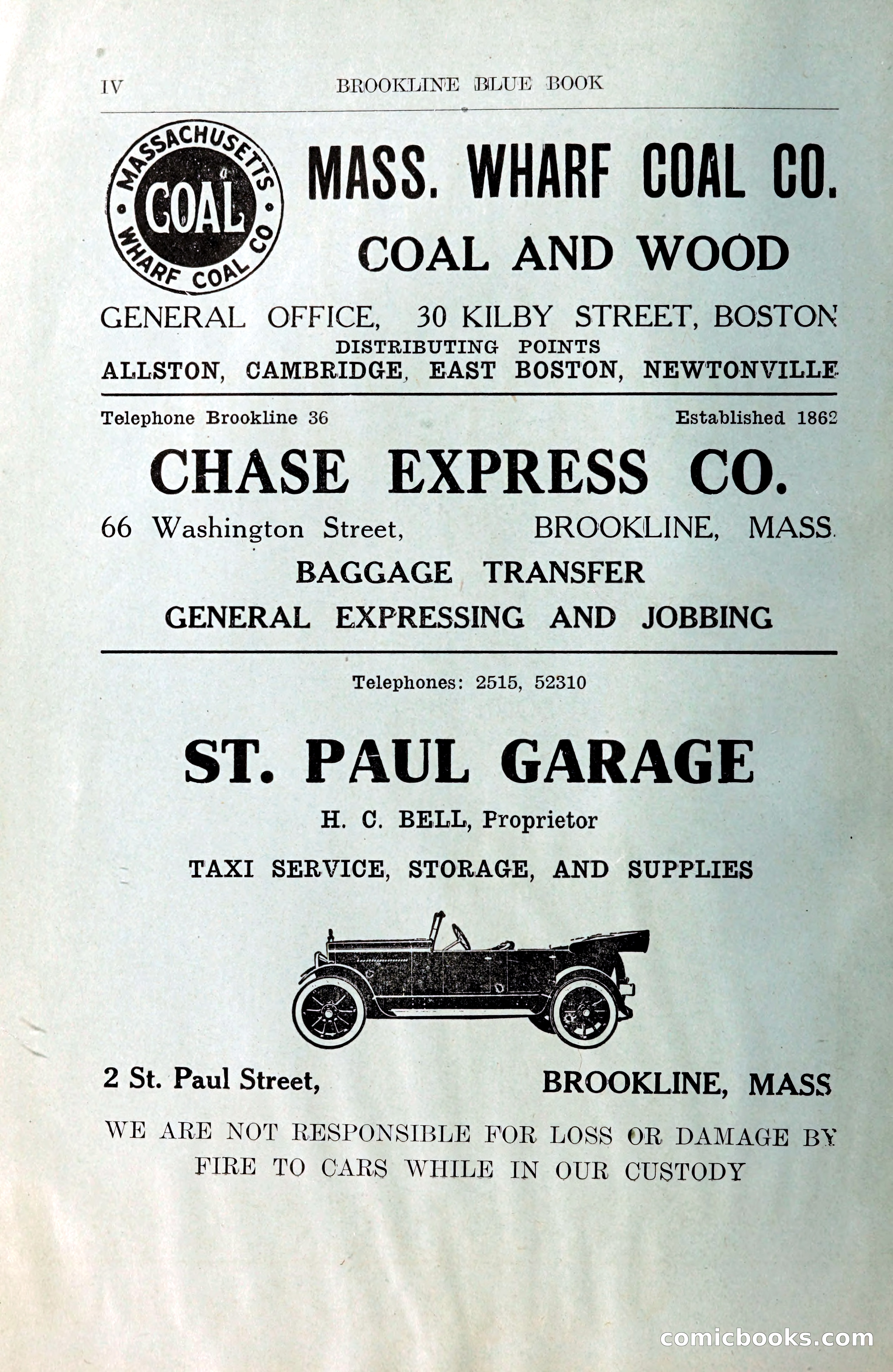 Blue Book of Brookline — page 5 of 305
