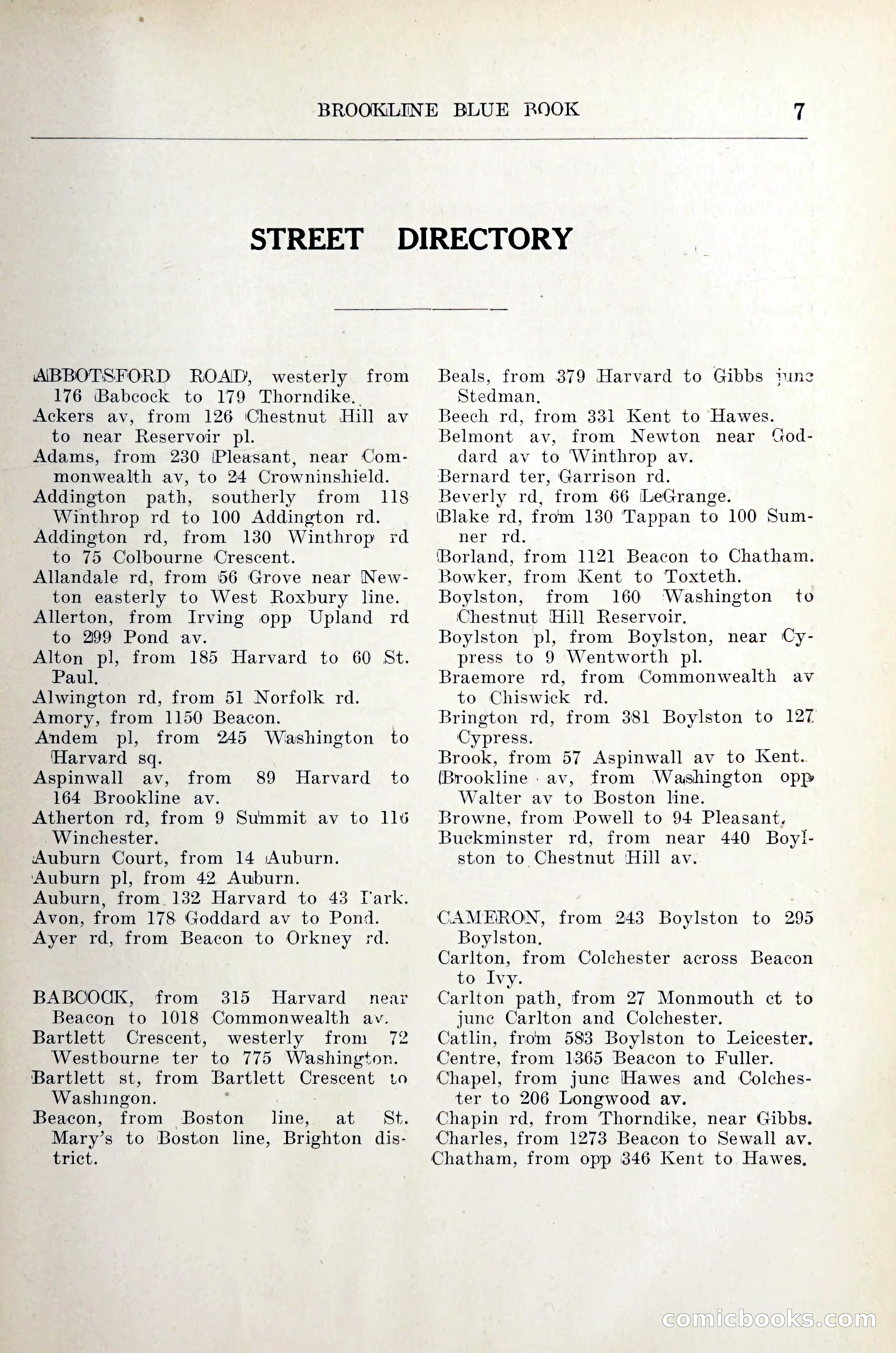 Blue Book of Brookline — page 12 of 305