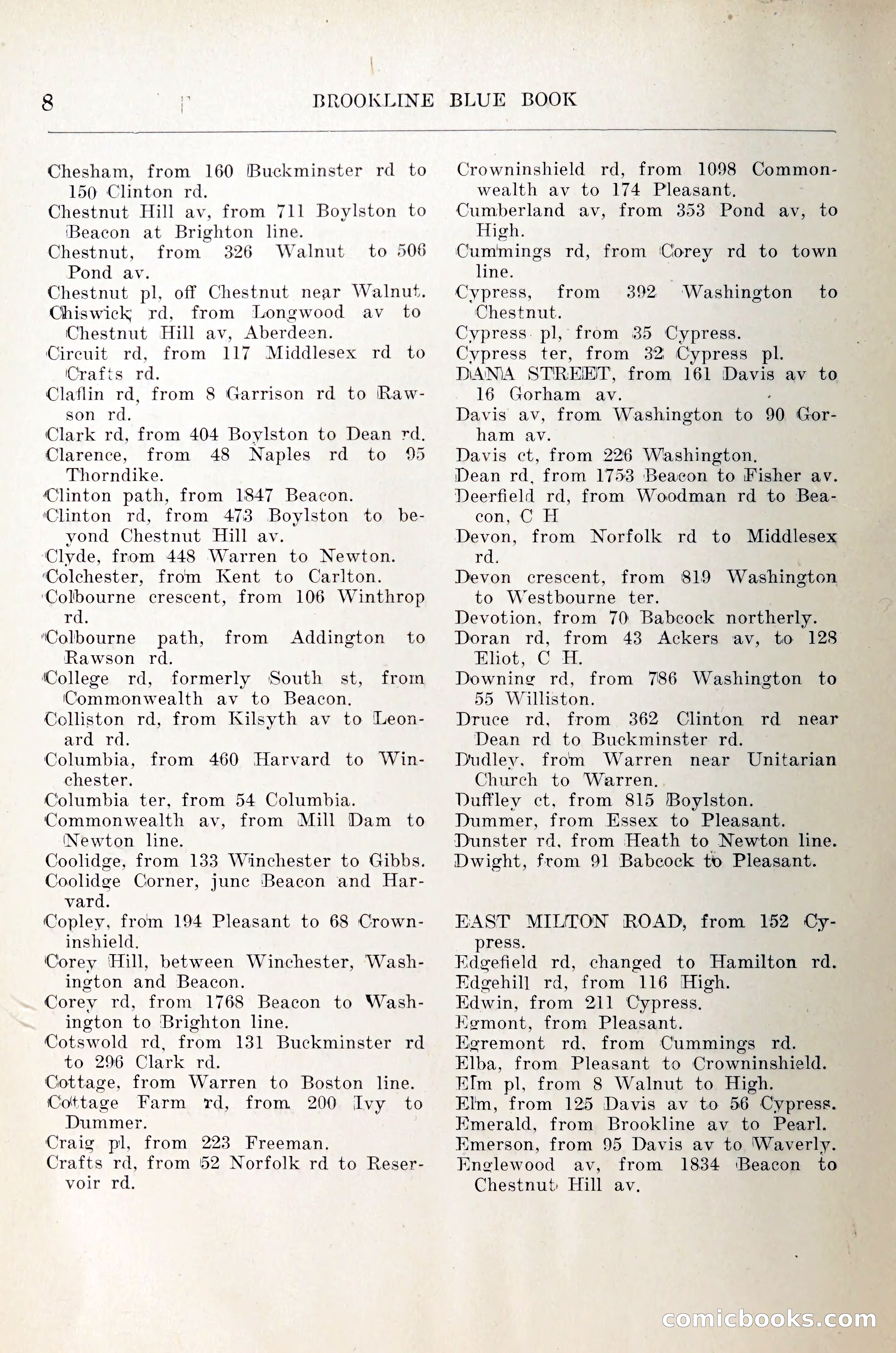 Blue Book of Brookline — page 13 of 305