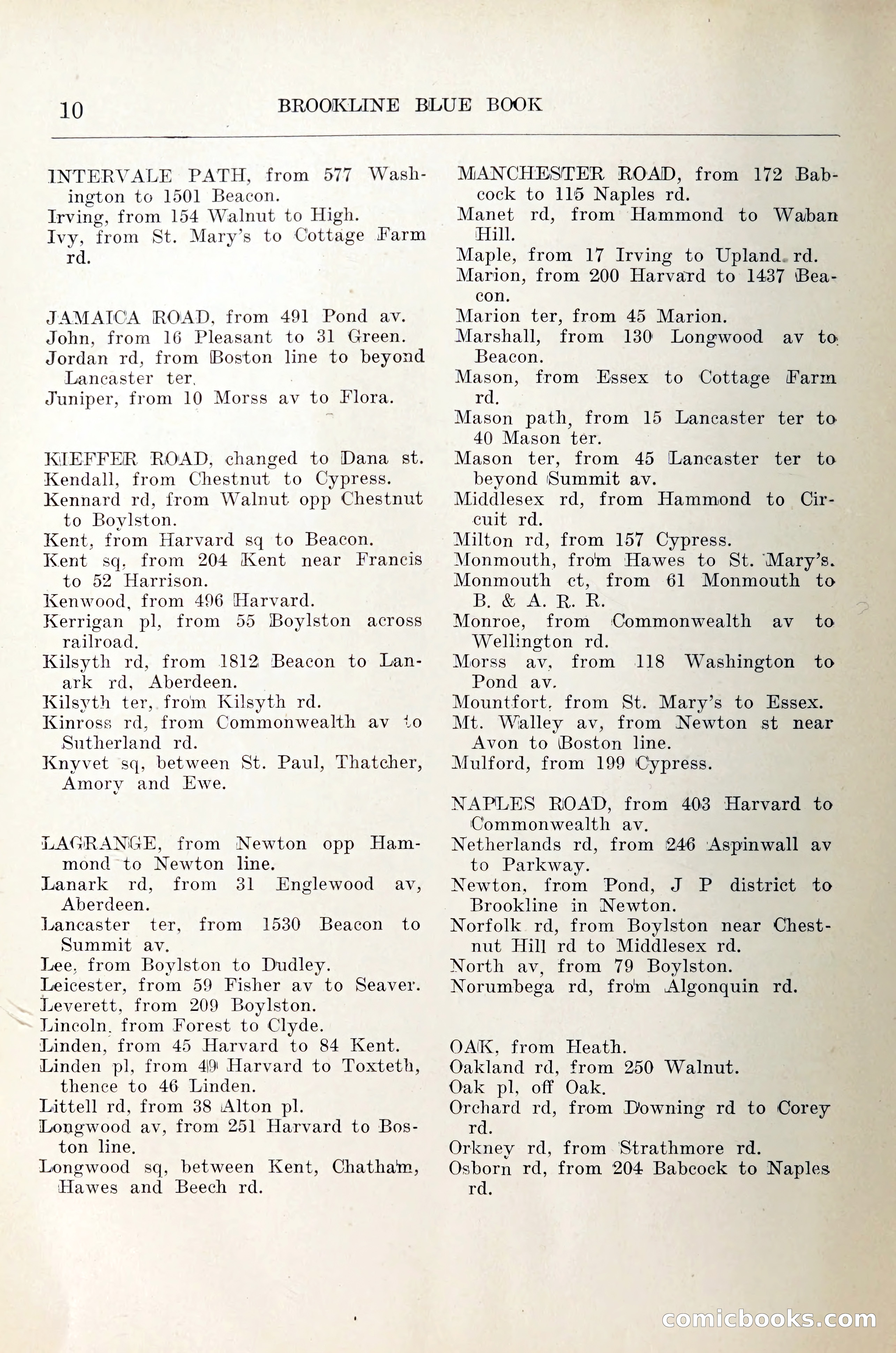 Blue Book of Brookline — page 15 of 305