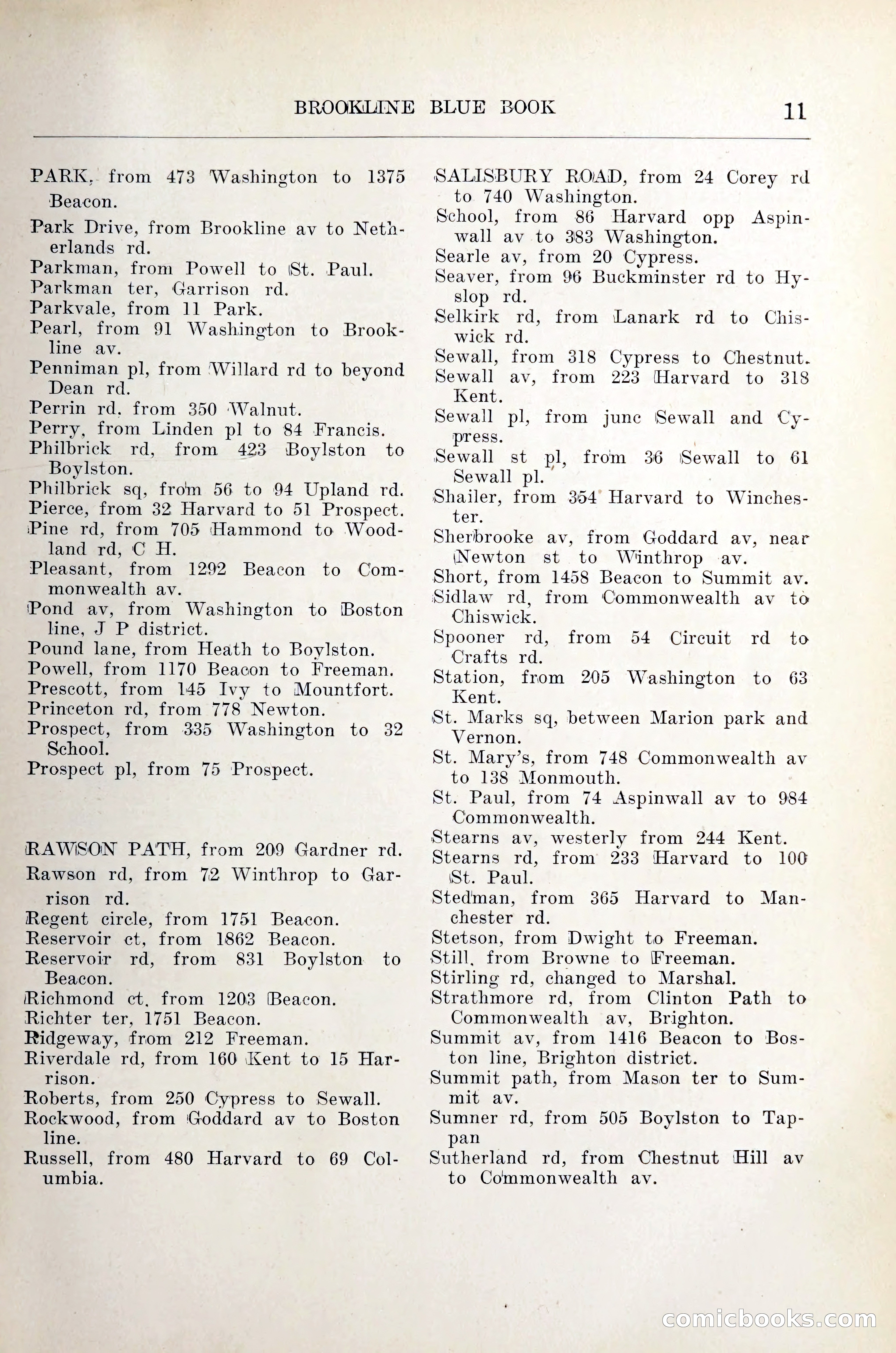 Blue Book of Brookline — page 16 of 305