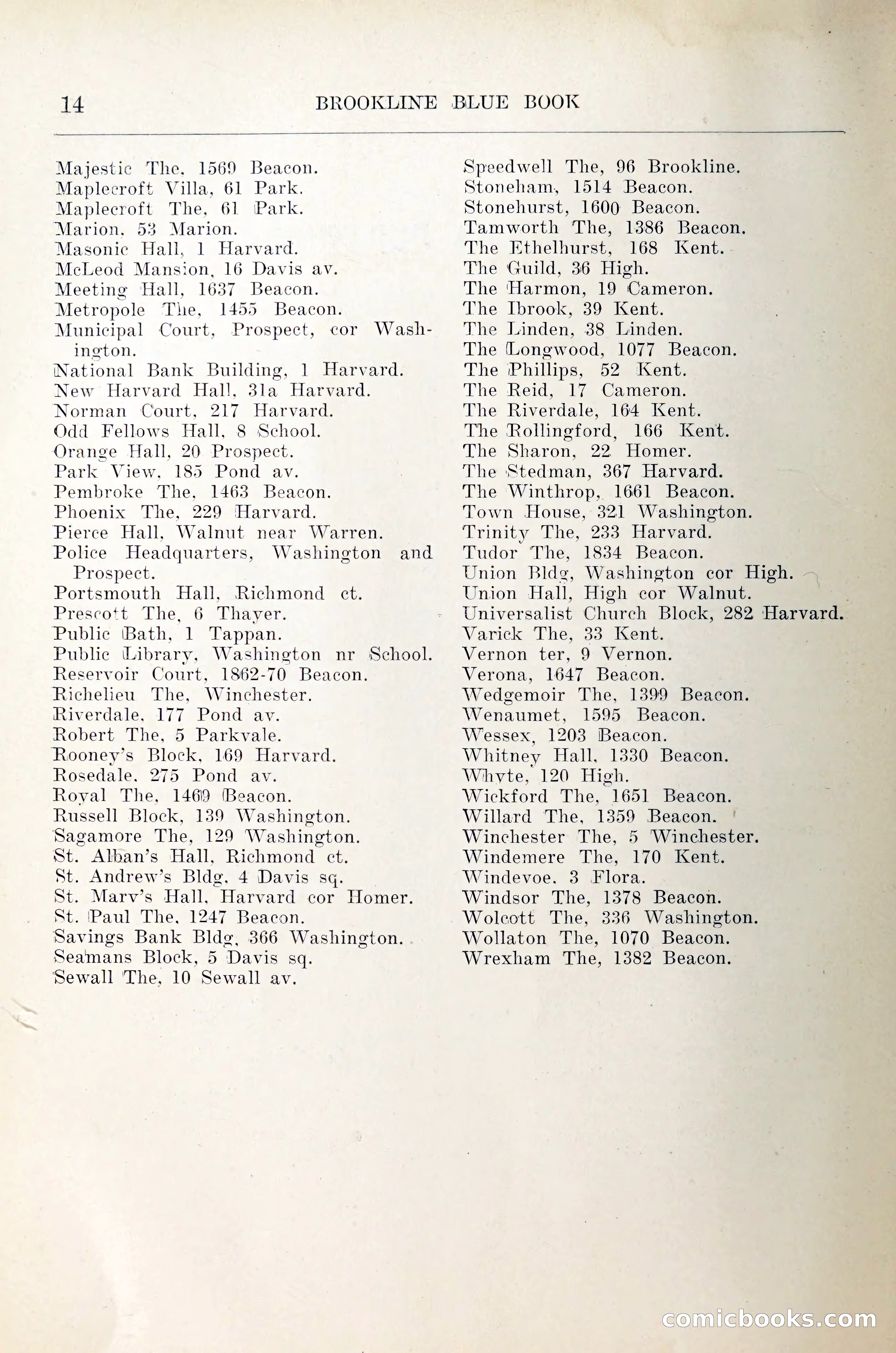 Blue Book of Brookline — page 19 of 305