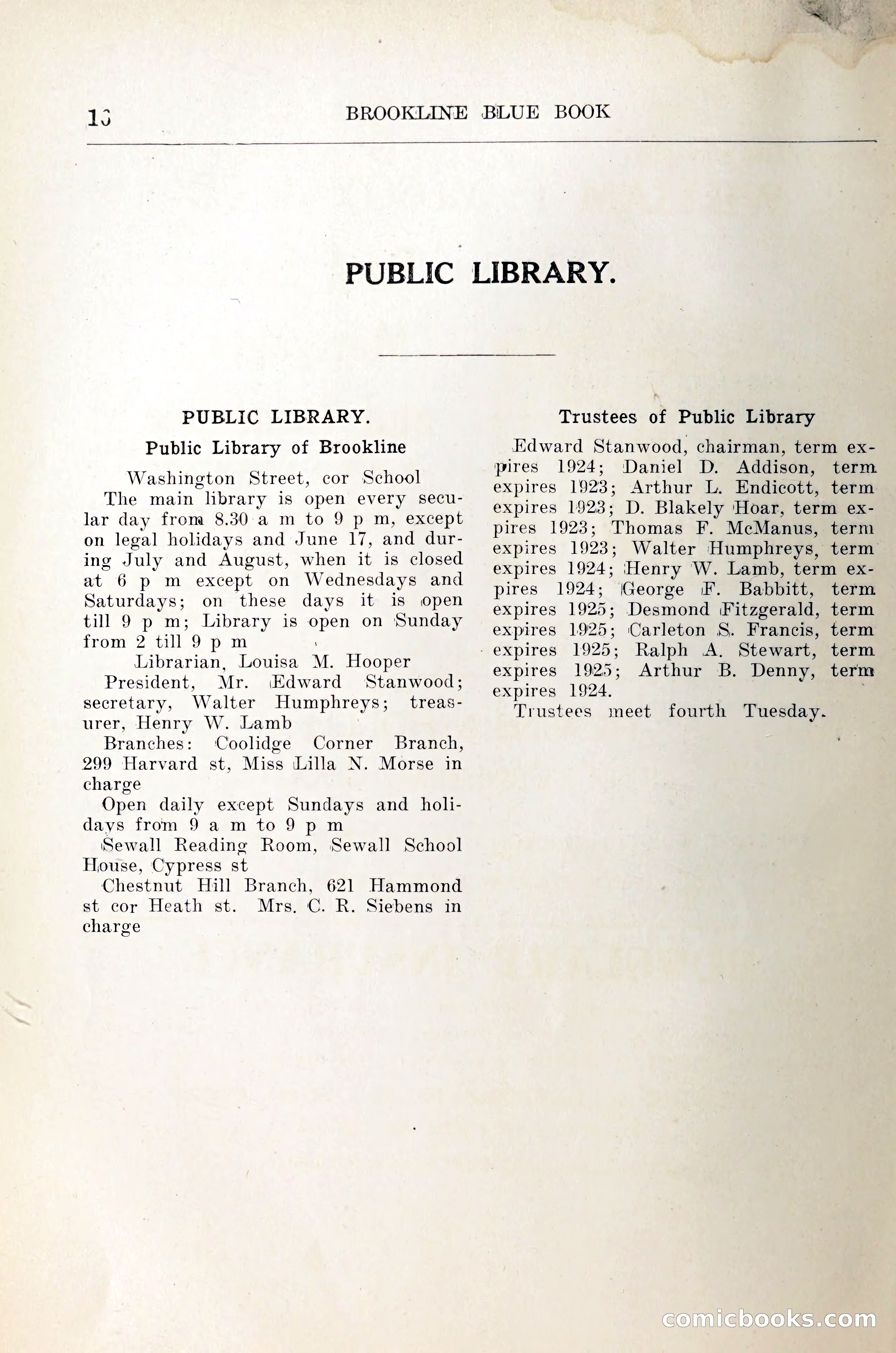 Blue Book of Brookline — page 21 of 305