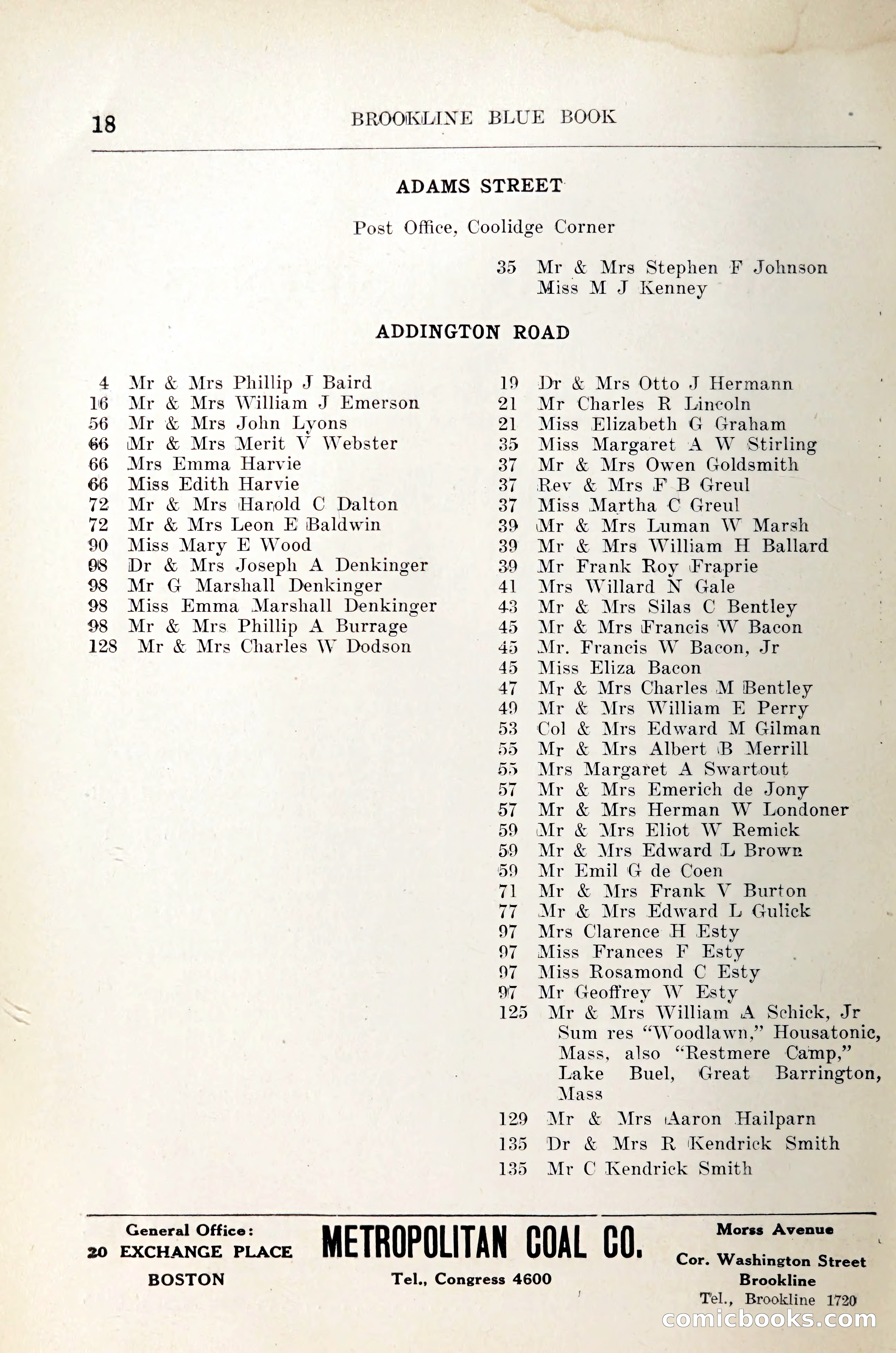 Blue Book of Brookline — page 23 of 305