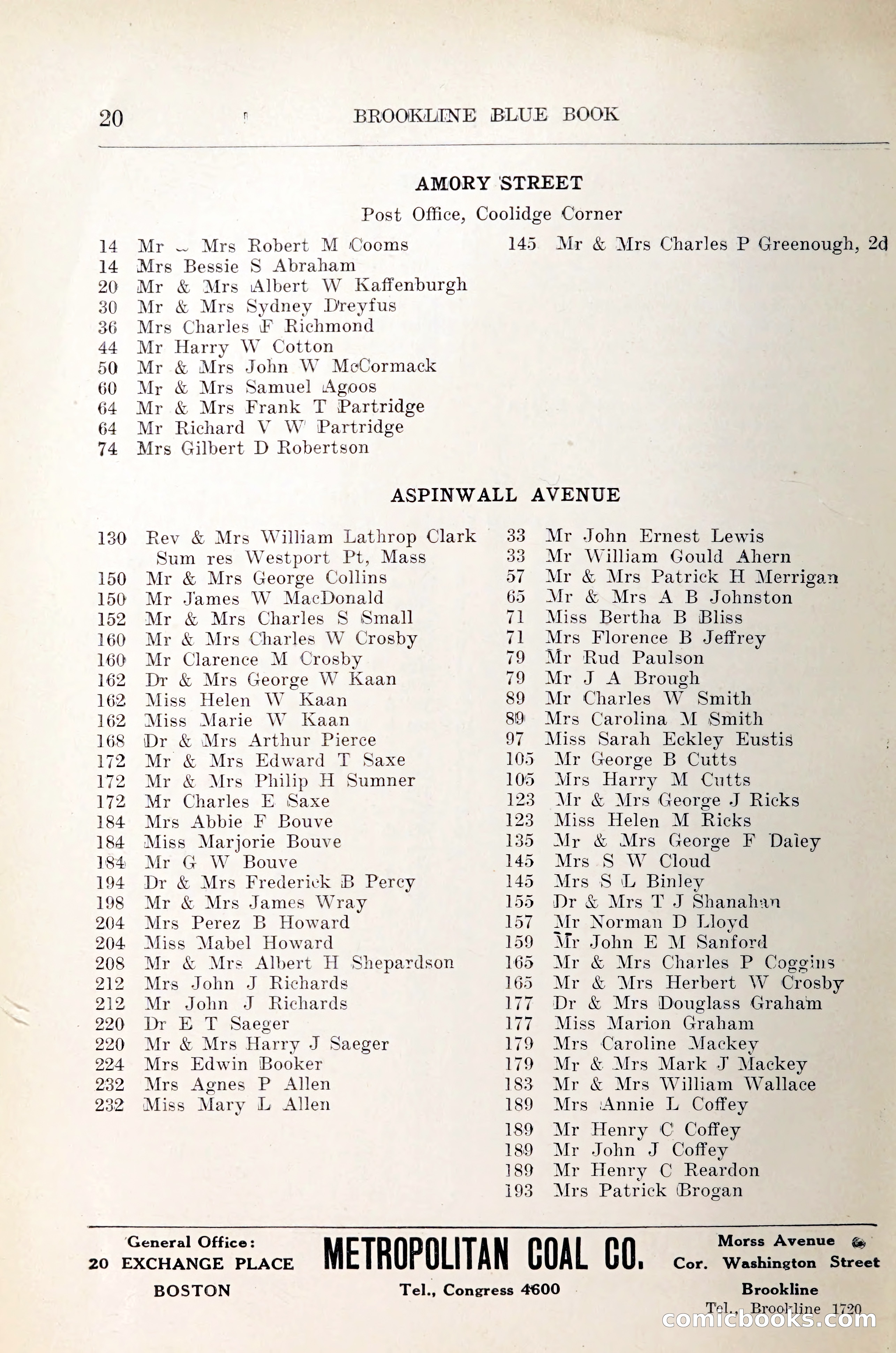 Blue Book of Brookline — page 25 of 305