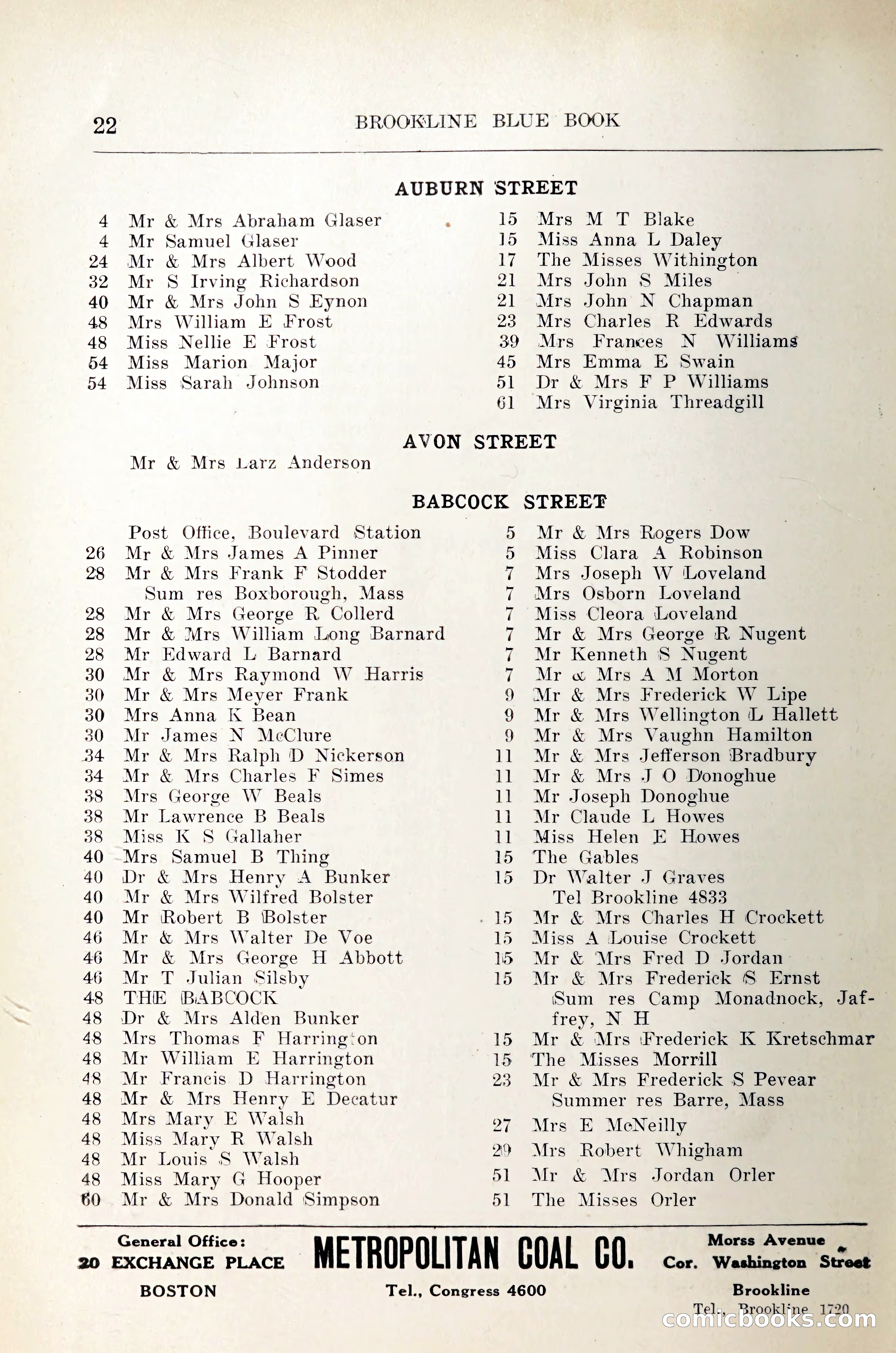 Blue Book of Brookline — page 27 of 305