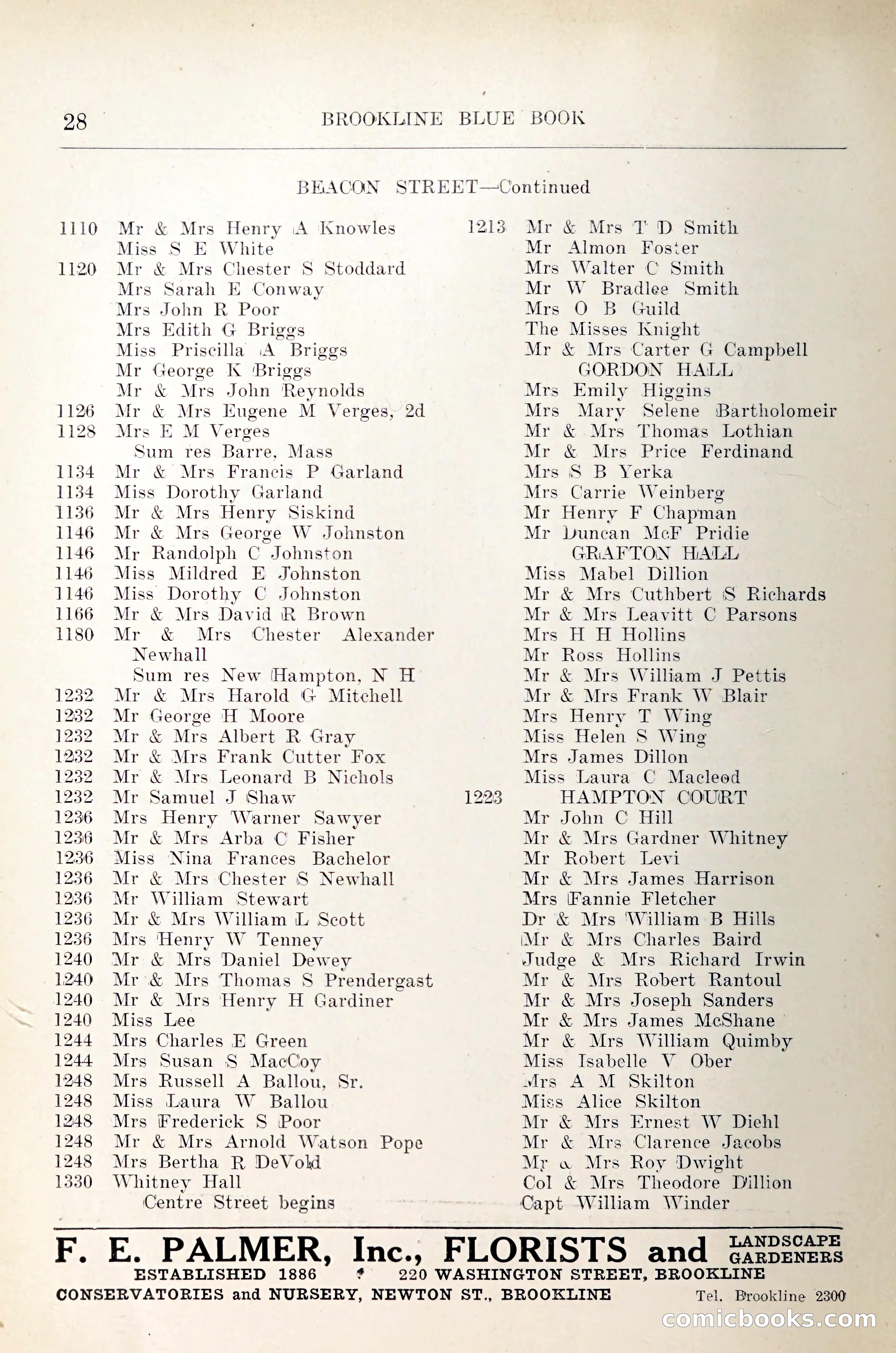 Blue Book of Brookline — page 33 of 305