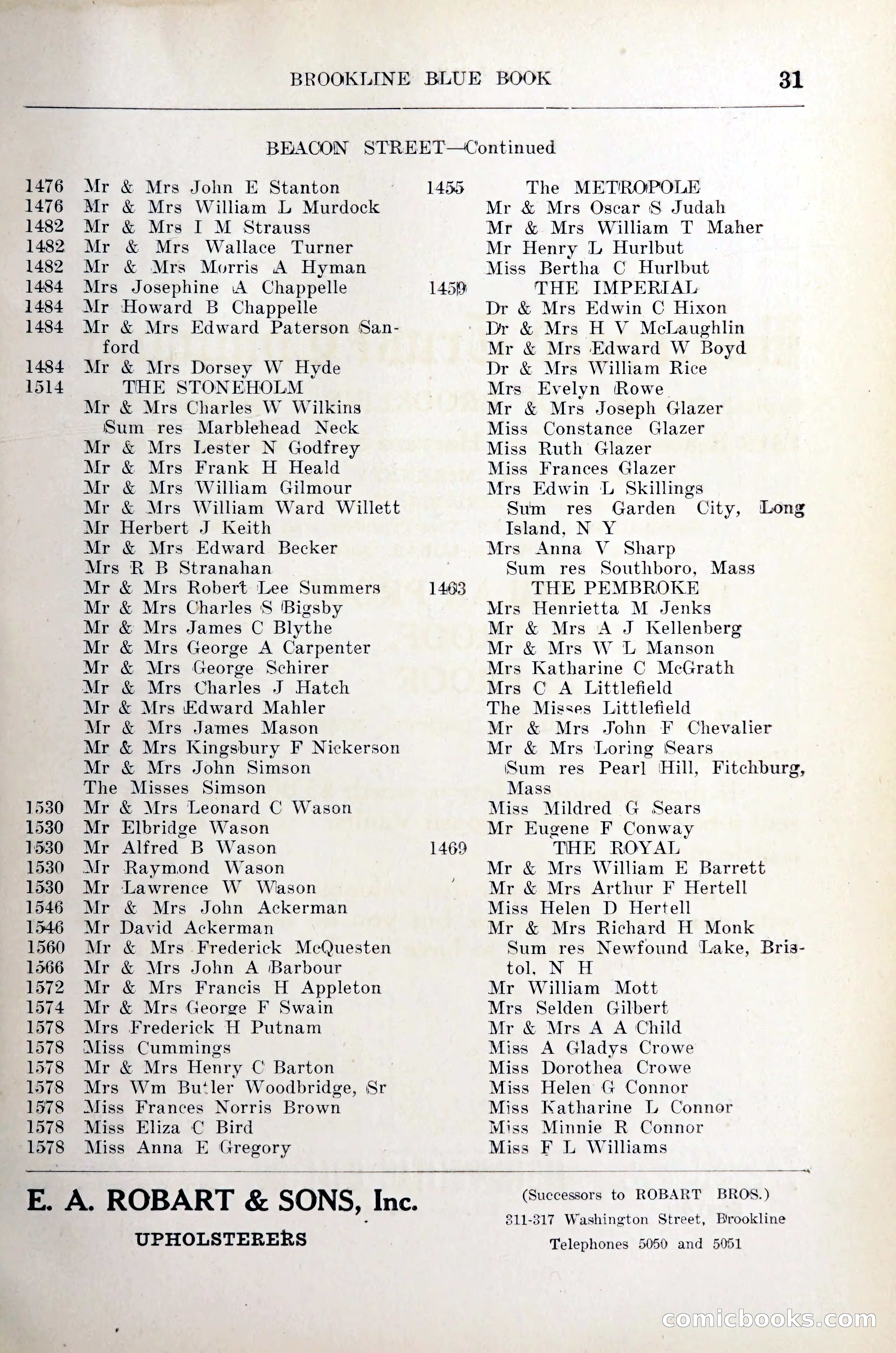 Blue Book of Brookline — page 38 of 305