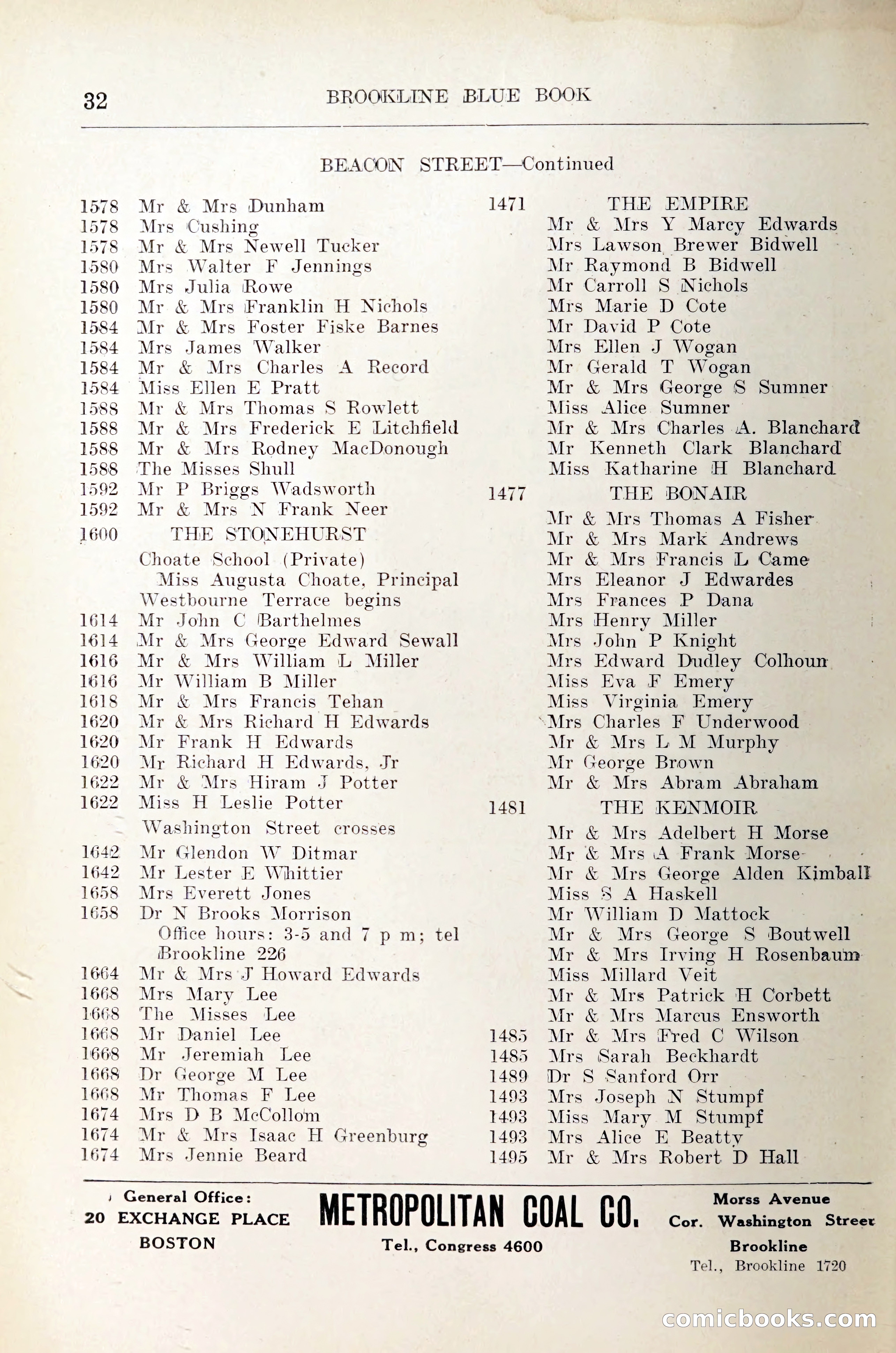 Blue Book of Brookline — page 39 of 305