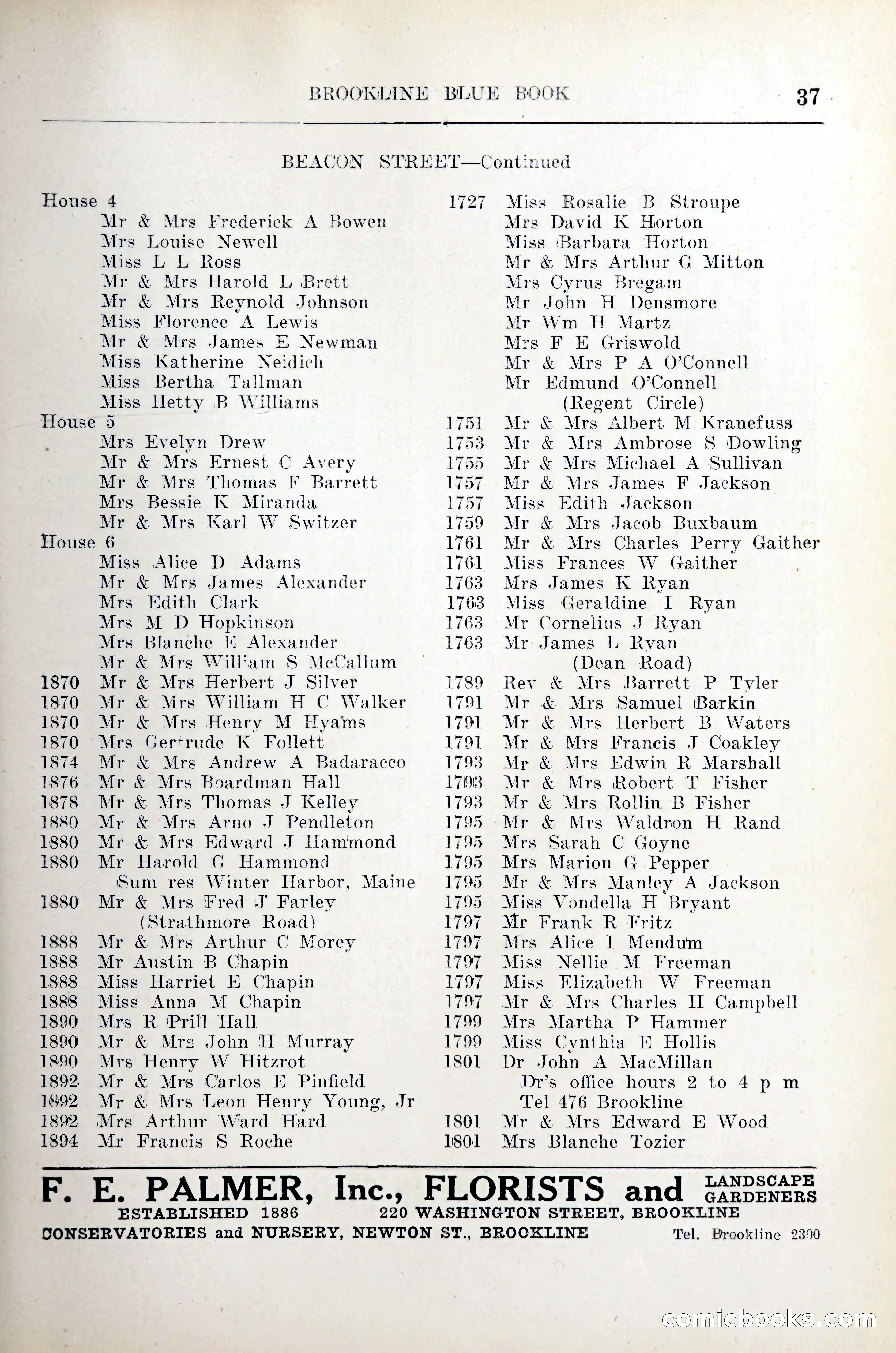 Blue Book of Brookline — page 48 of 305