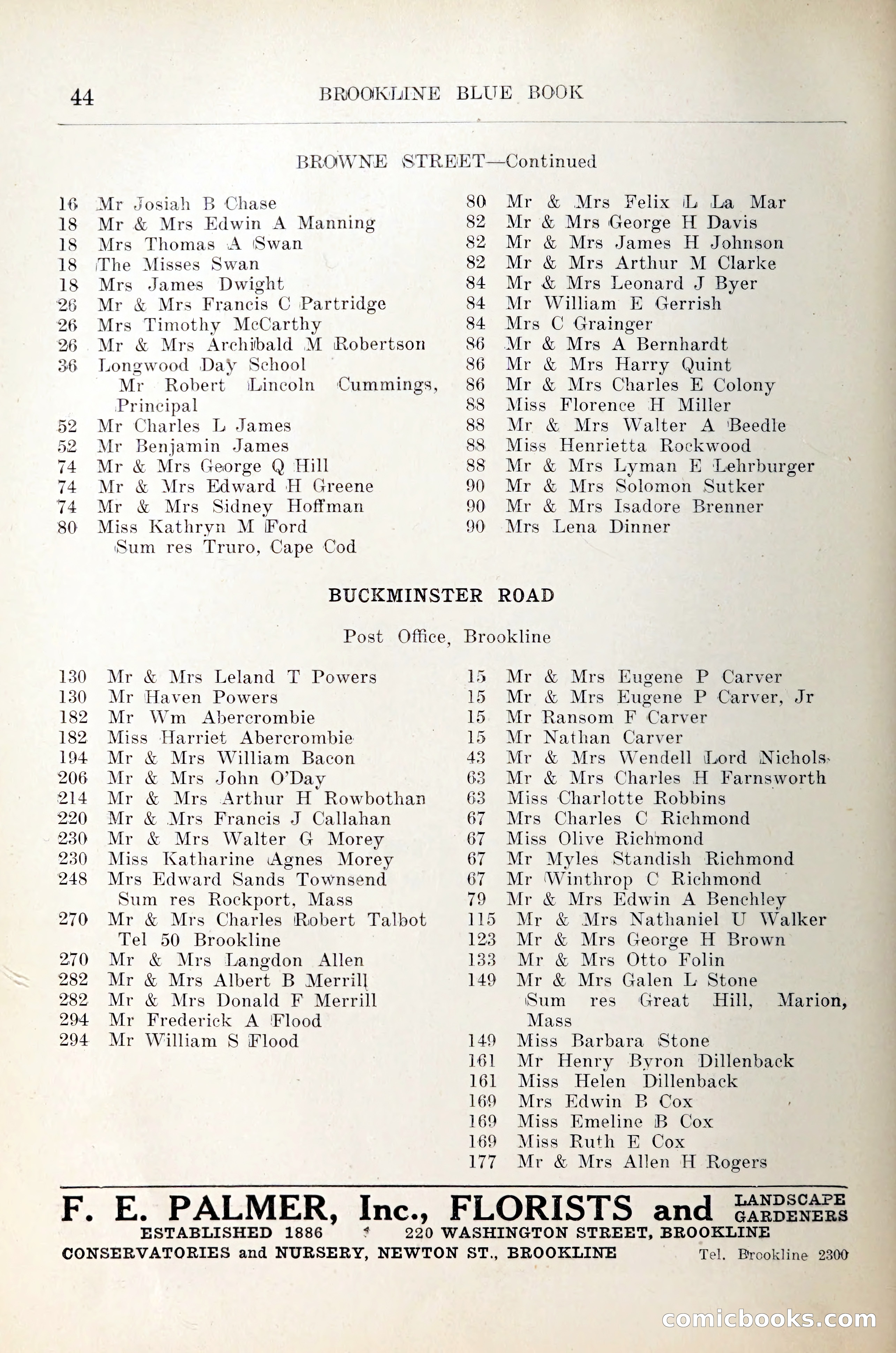 Blue Book of Brookline — page 55 of 305