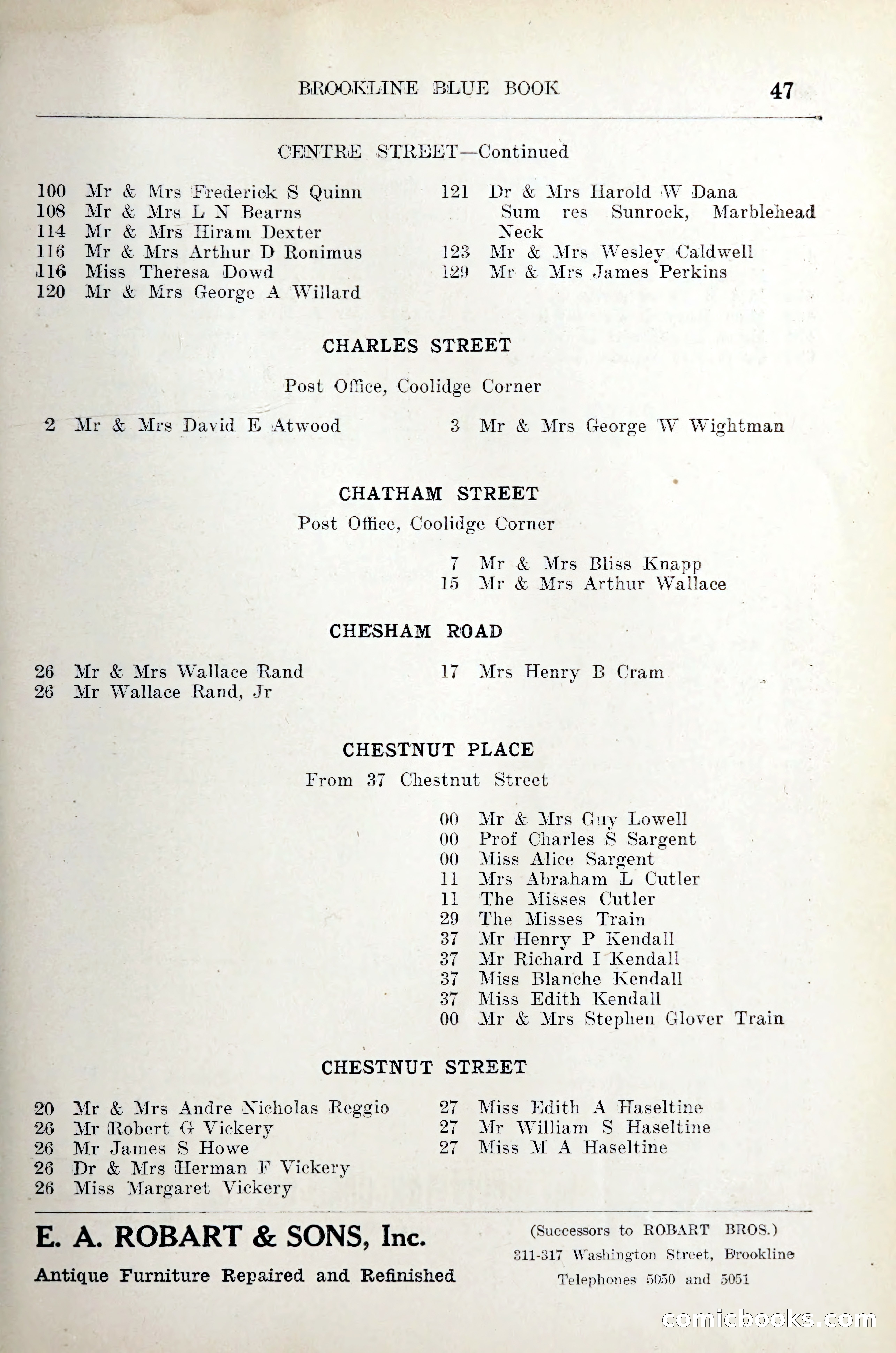 Blue Book of Brookline — page 58 of 305