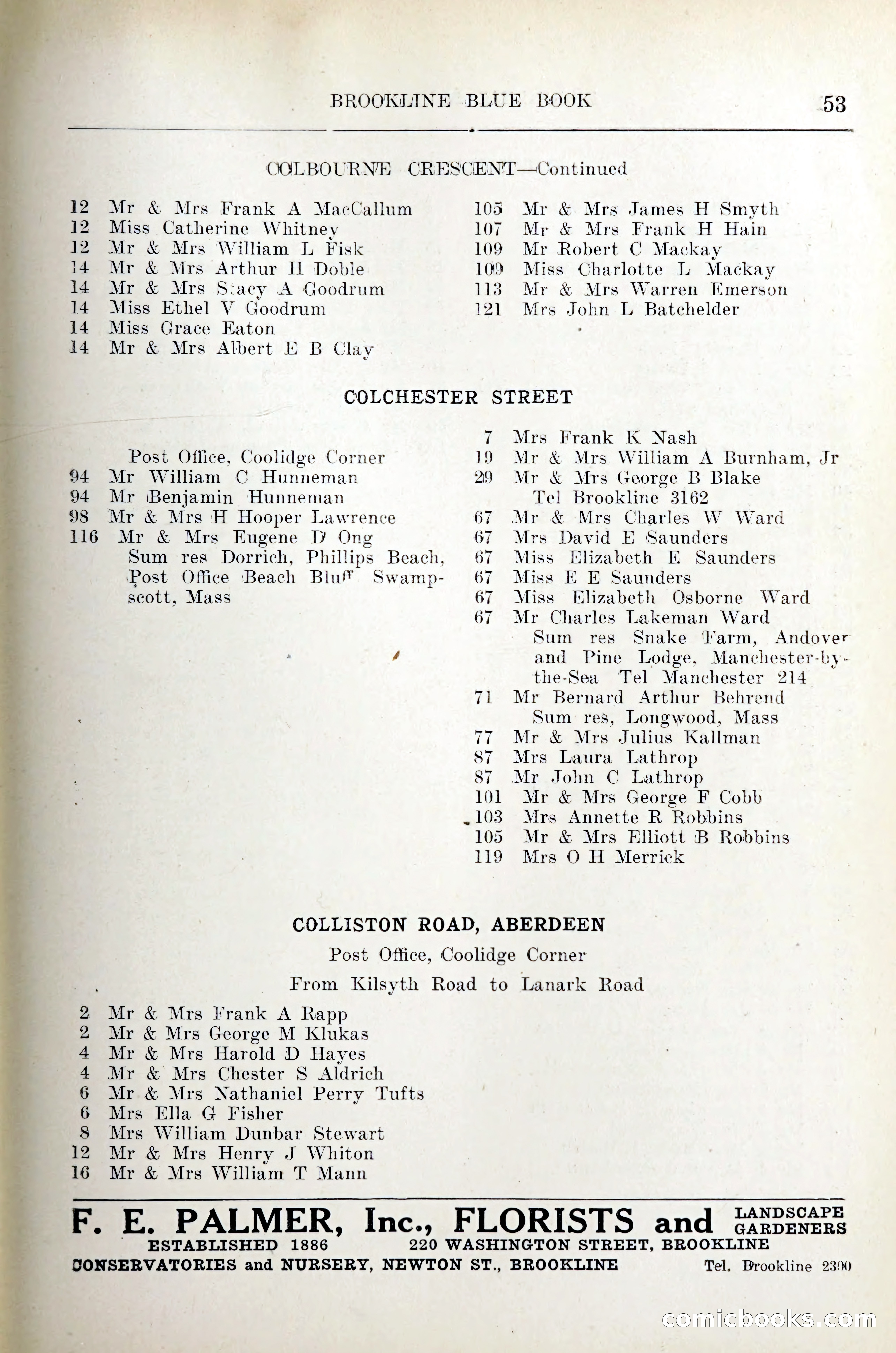 Blue Book of Brookline — page 66 of 305