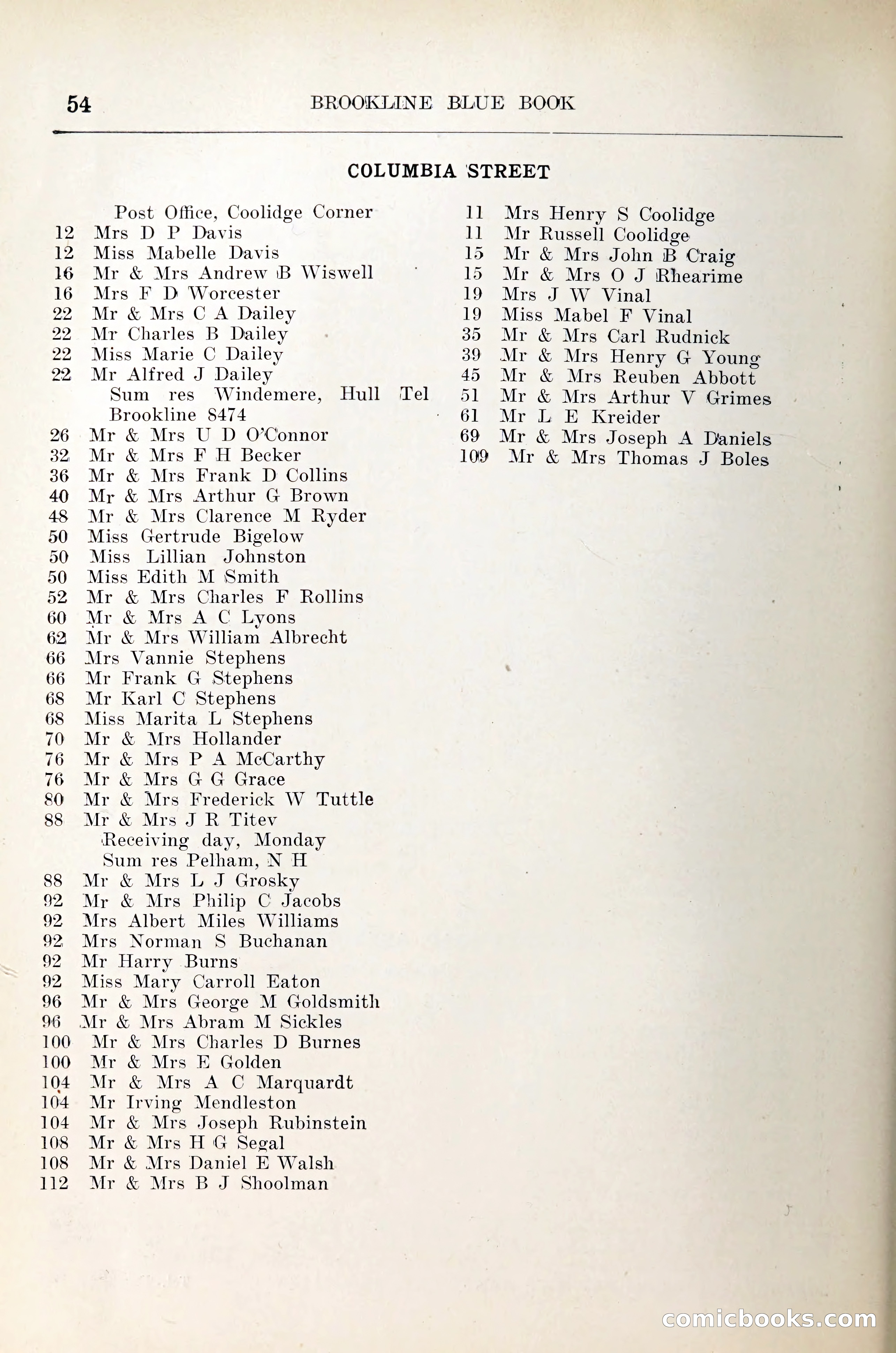 Blue Book of Brookline — page 67 of 305