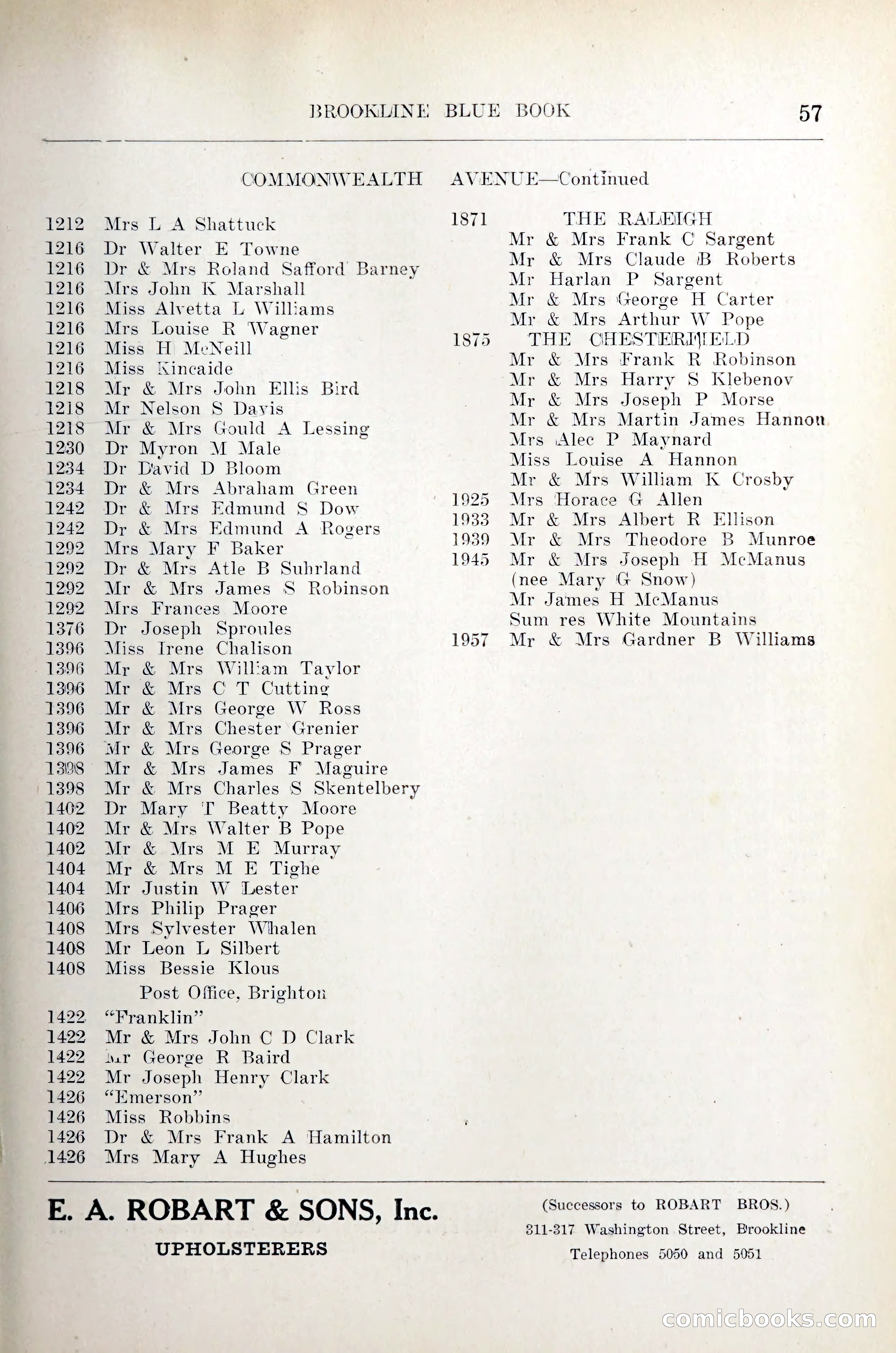 Blue Book of Brookline — page 70 of 305