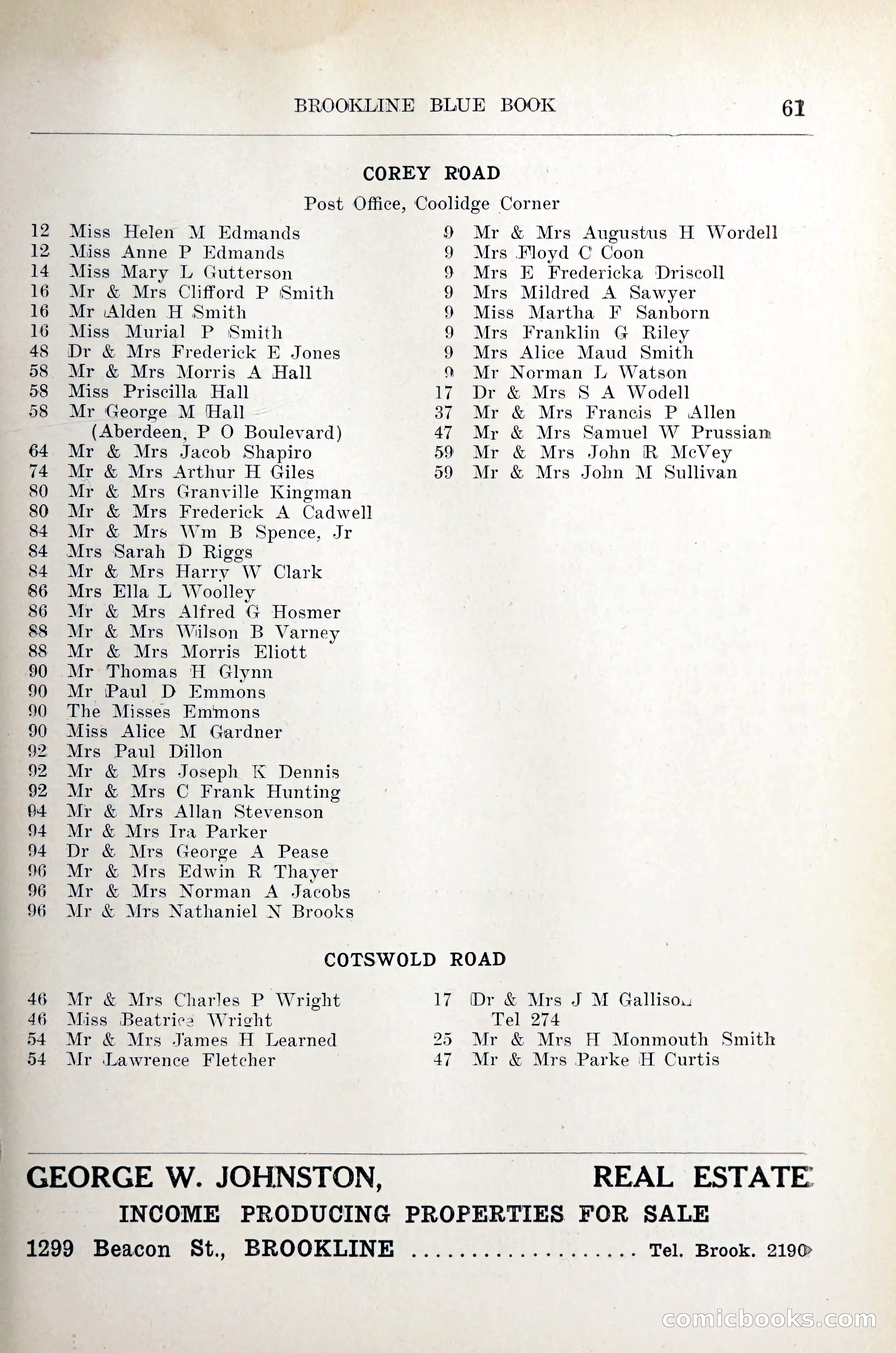 Blue Book of Brookline — page 74 of 305